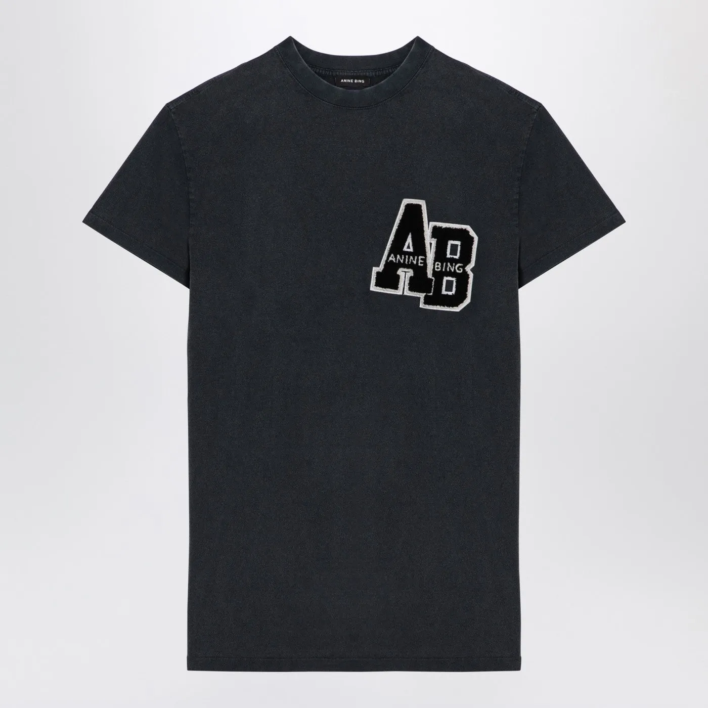 Abito da maglietta in cotone anine bing nero