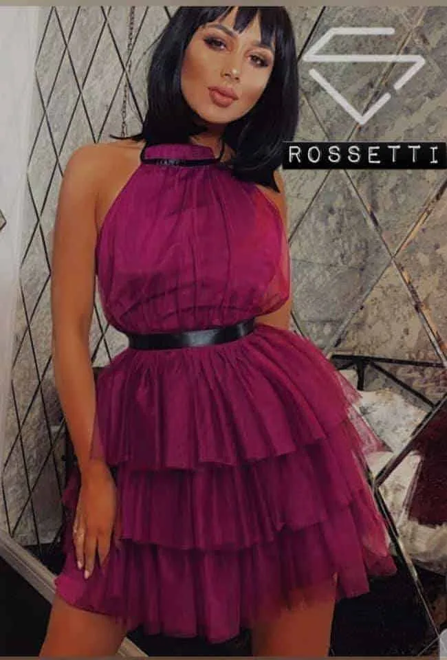 Abito elegante in tulle (possono esserci variazioni di sfumatura del colore!)