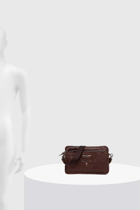 Aeronautica Militare pochette in pelle
