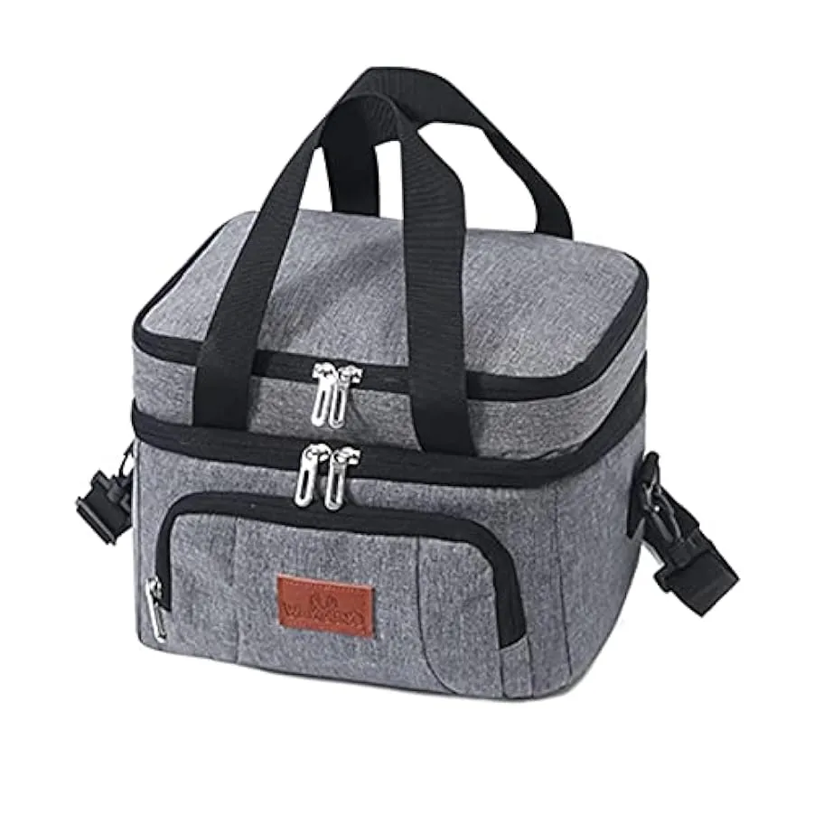 astound Borsa termica isolata da picnic – Borsa termica isolata a 32 dosi, a prova di perdite, borsa termica morbida, borsa term