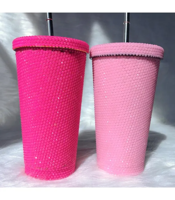 Bicchiere strass Barbie personalizzabile