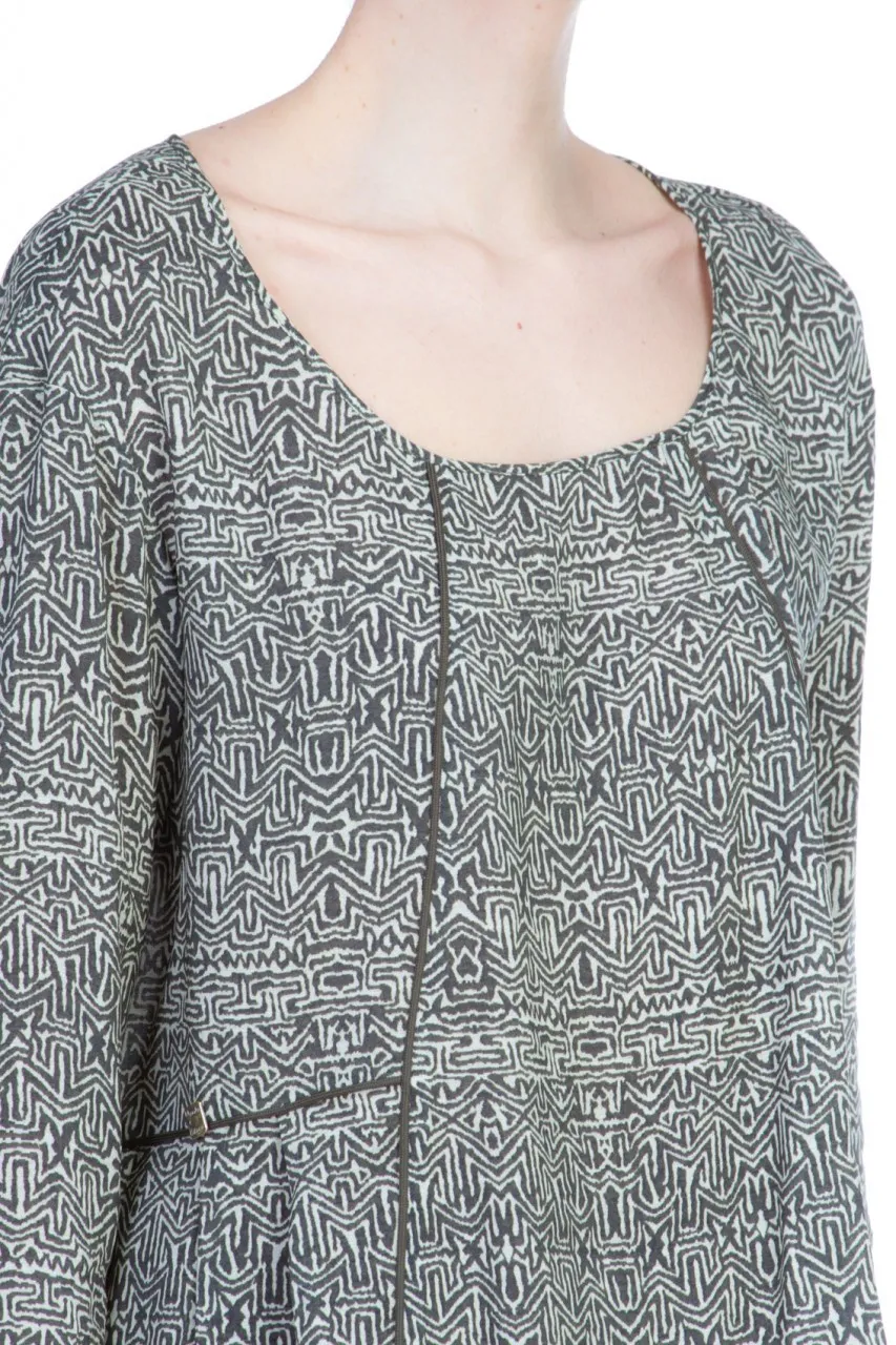 Blusa asimmetrica Militare