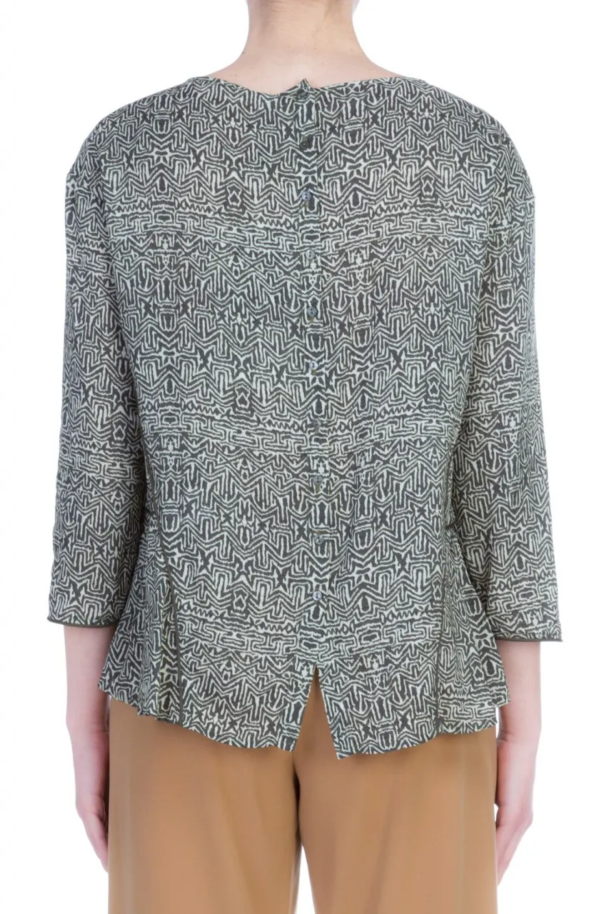 Blusa asimmetrica Militare