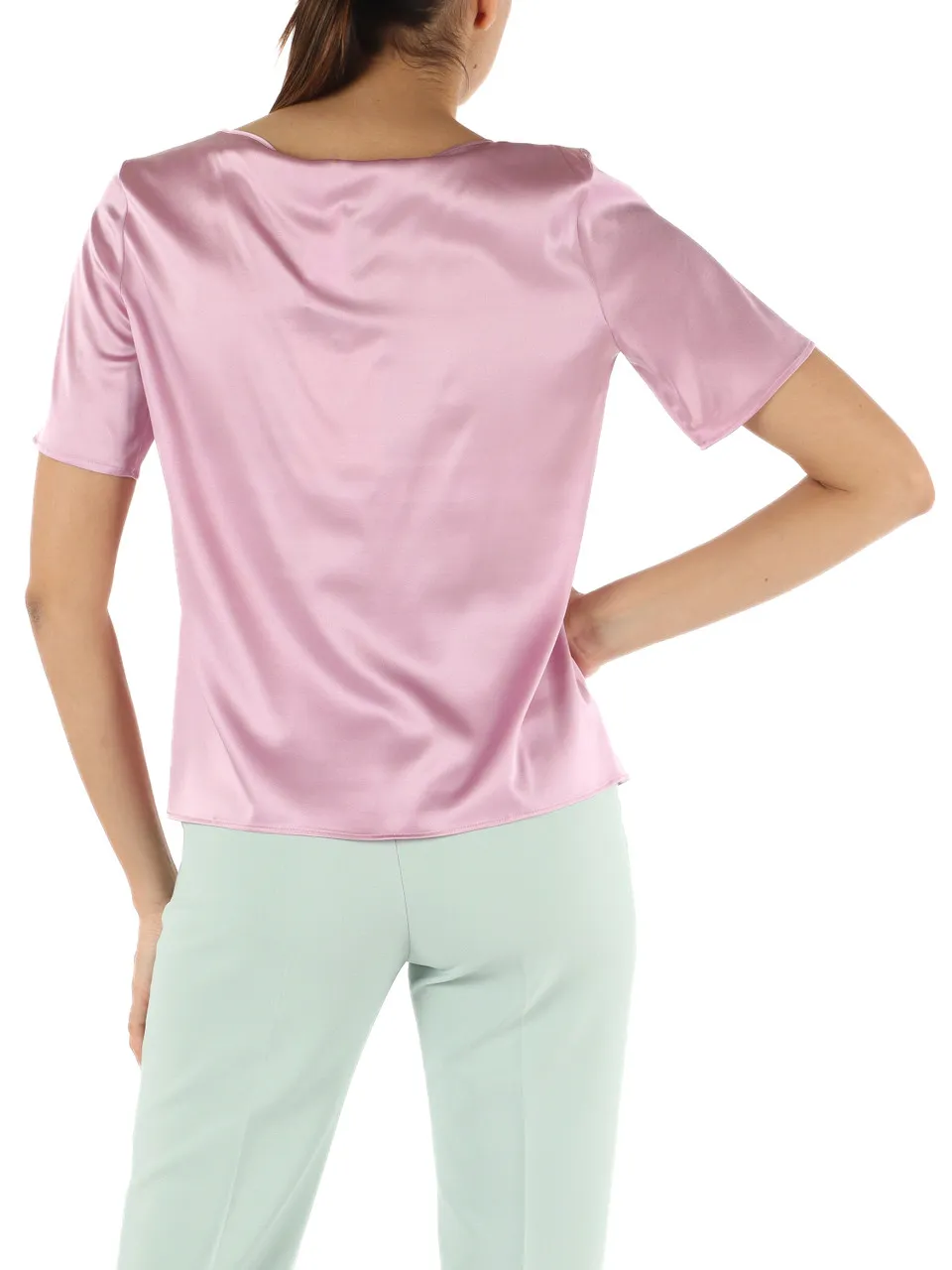 Blusa in seta stretch FOGGIA