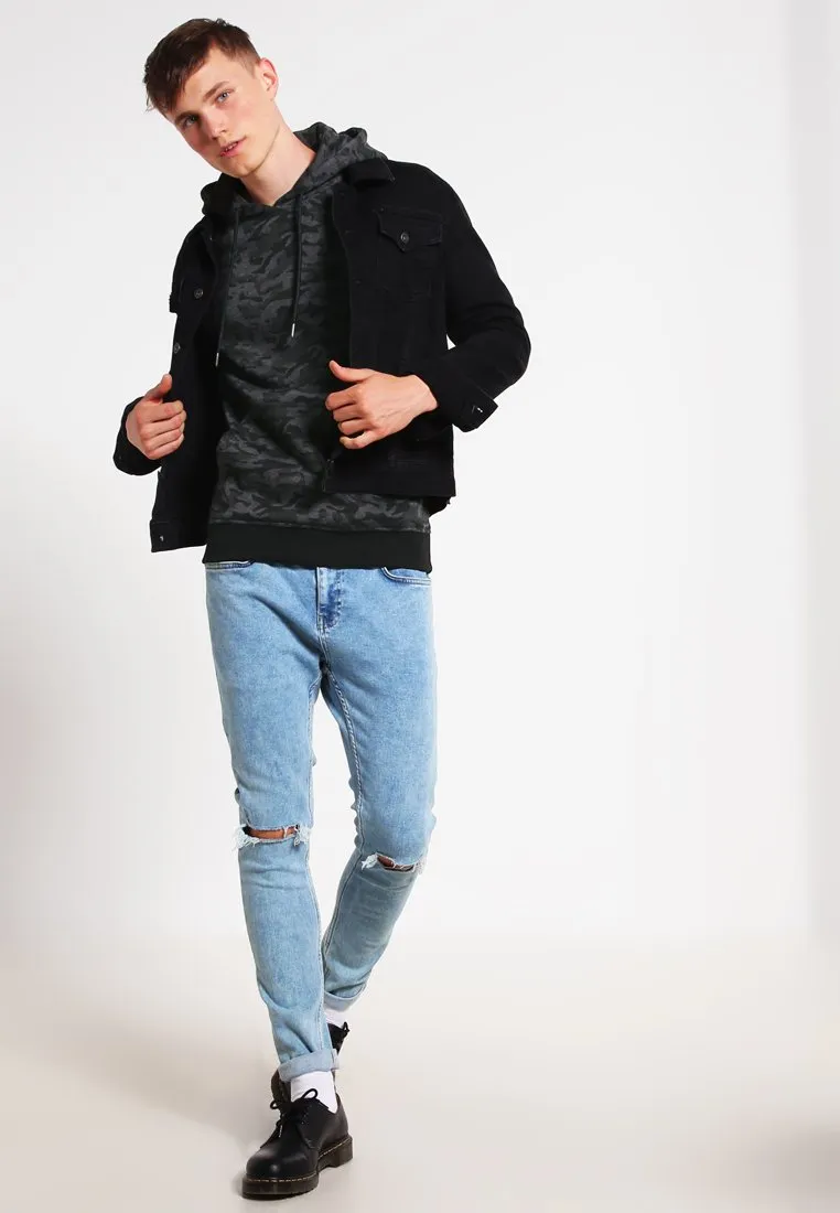 BOMBER  - Felpa con cappuccio
