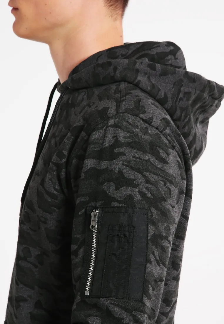 BOMBER  - Felpa con cappuccio