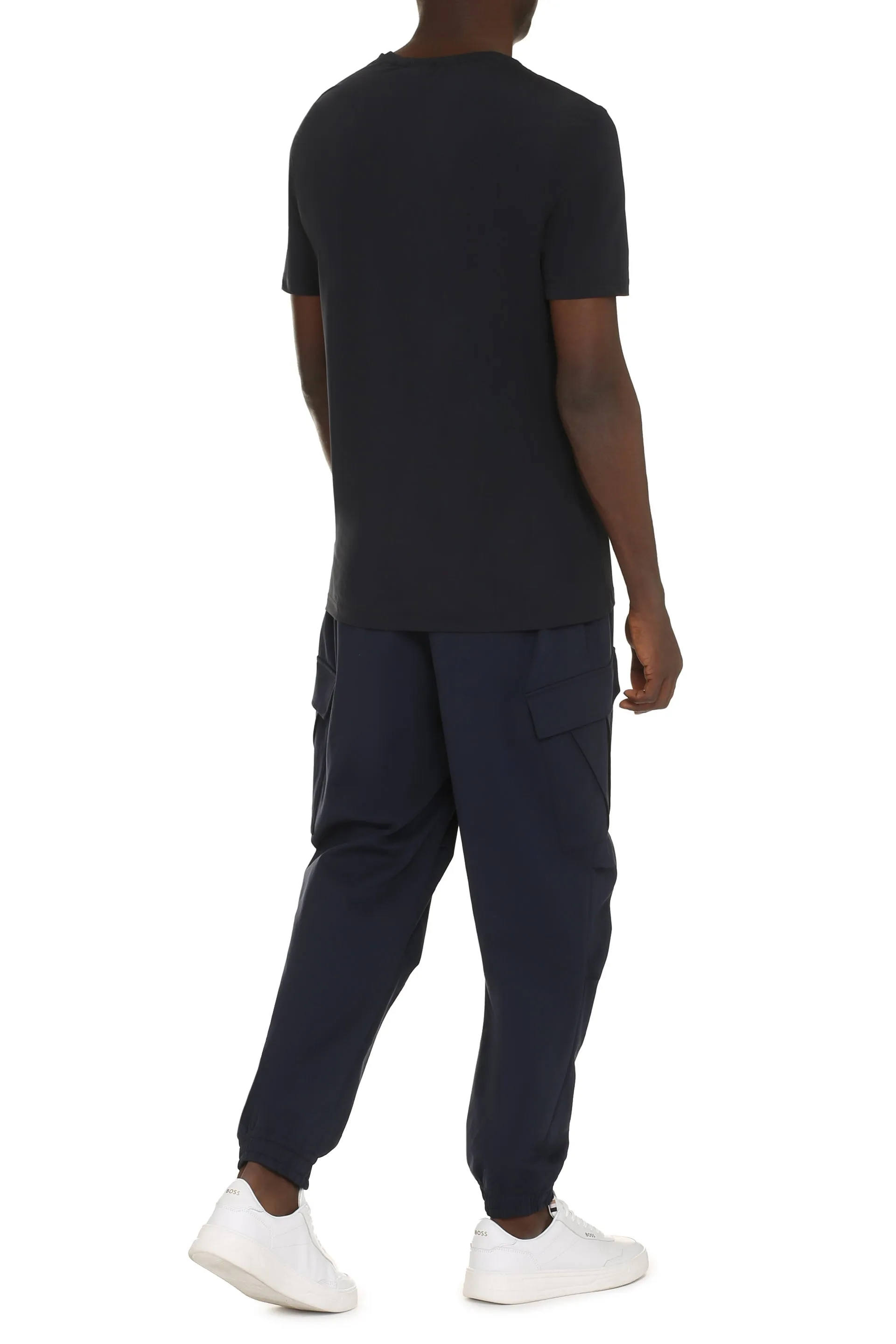 BOSS T-shirt in tessuto tecnico