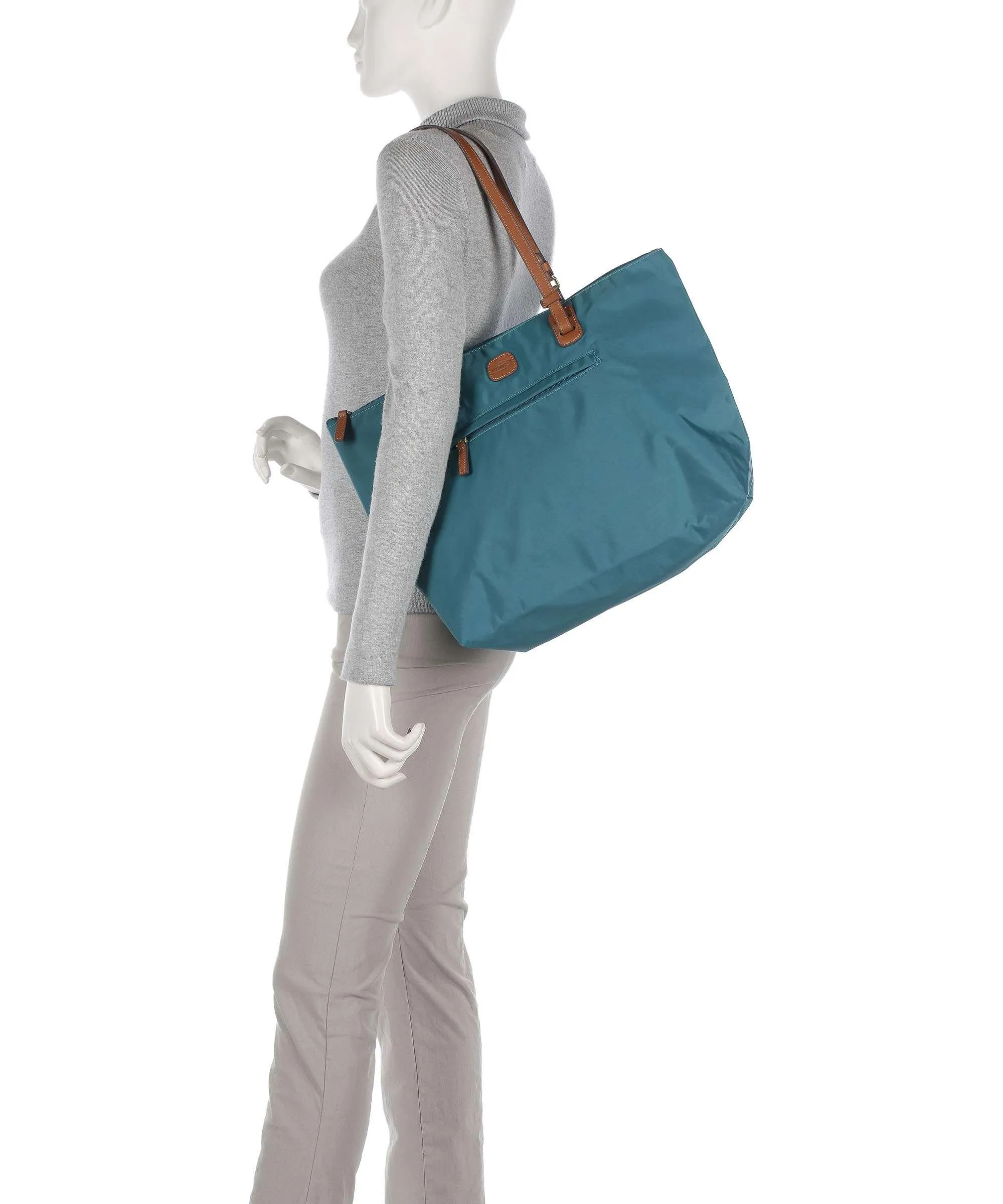  Brics X-Collection Borsa shopper nylon petrol  