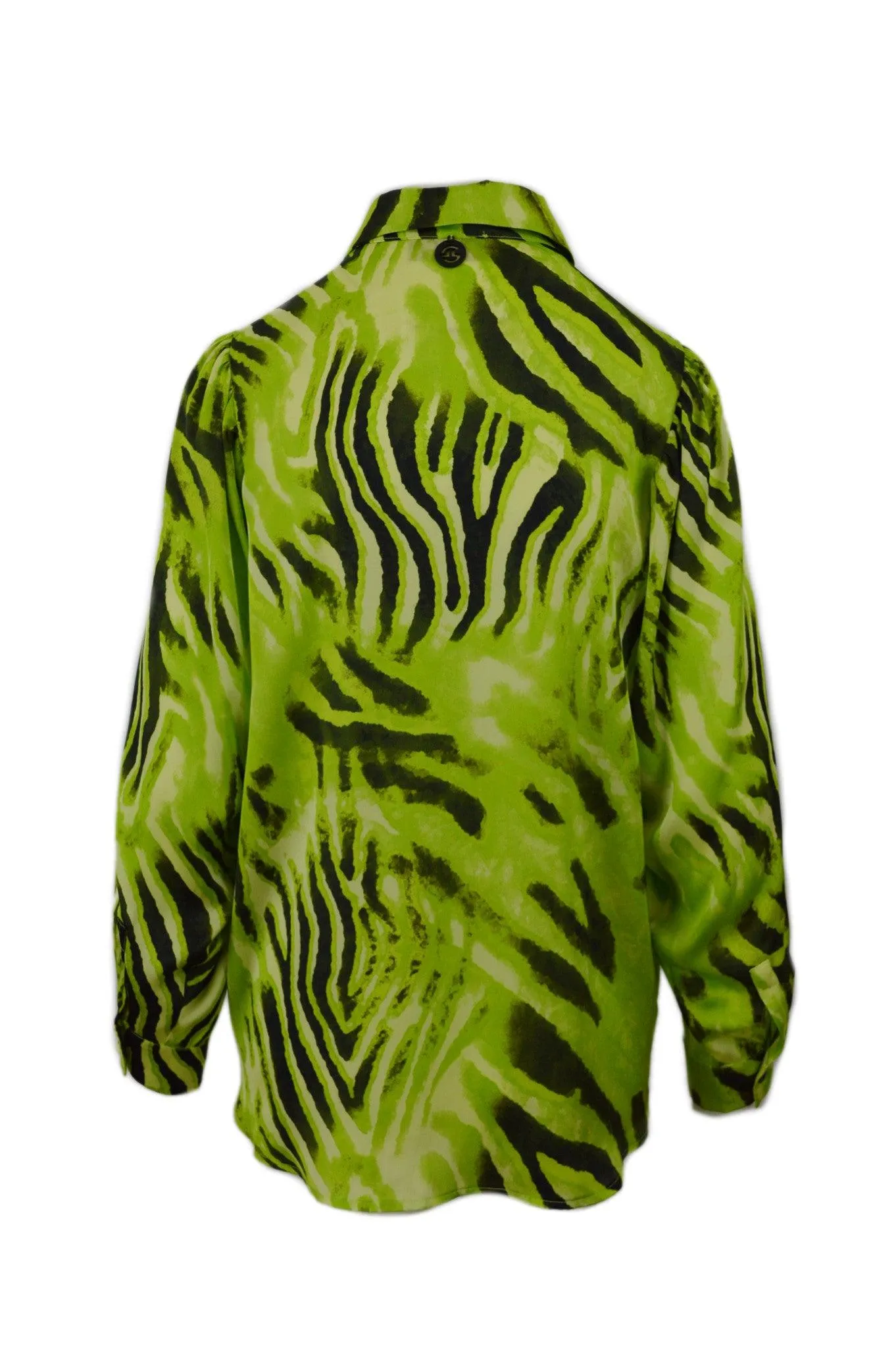 CAMICIA IN RASO CON FLAG LOGATO