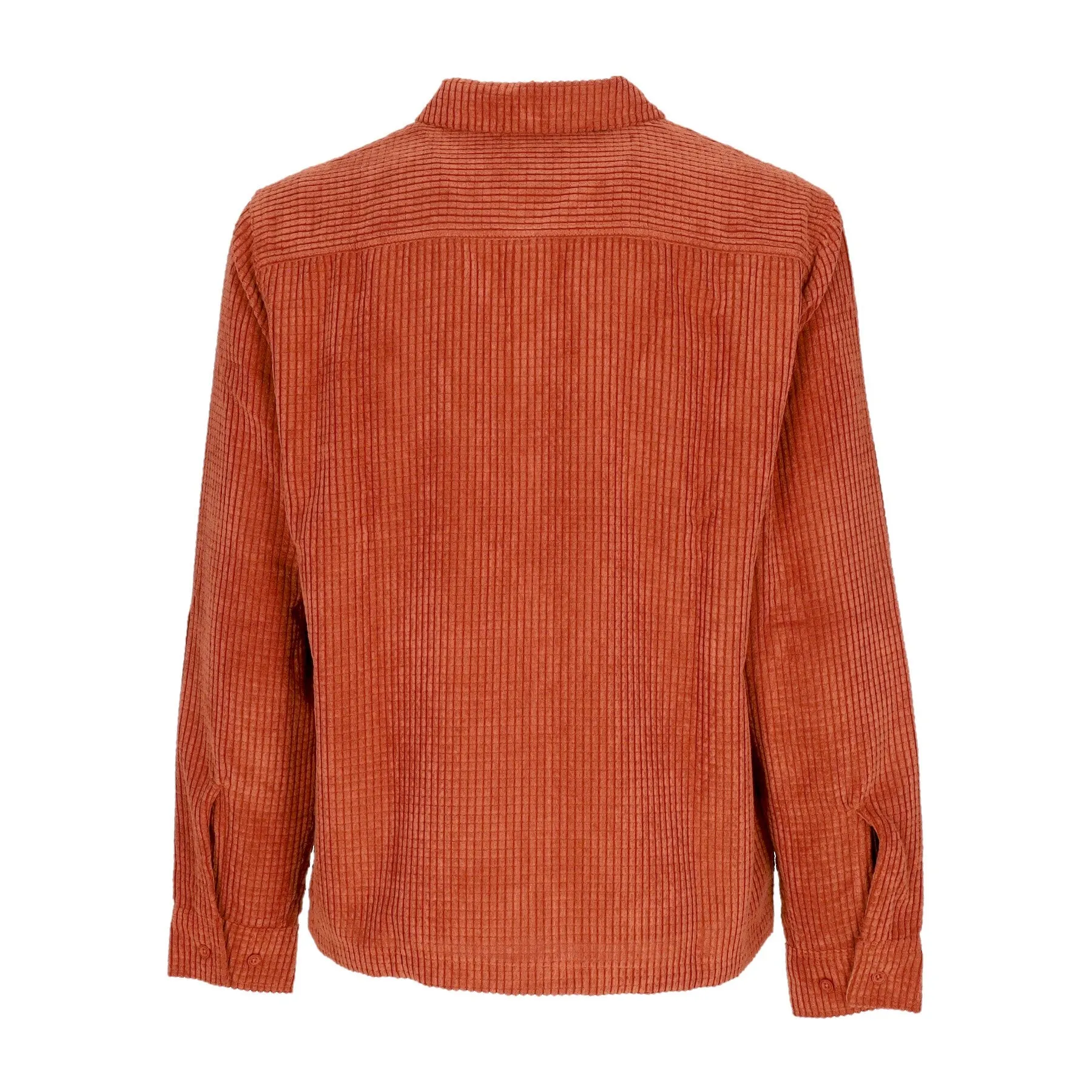 Camicia Manica Lunga Uomo Cornelius Zip Shirt Rust