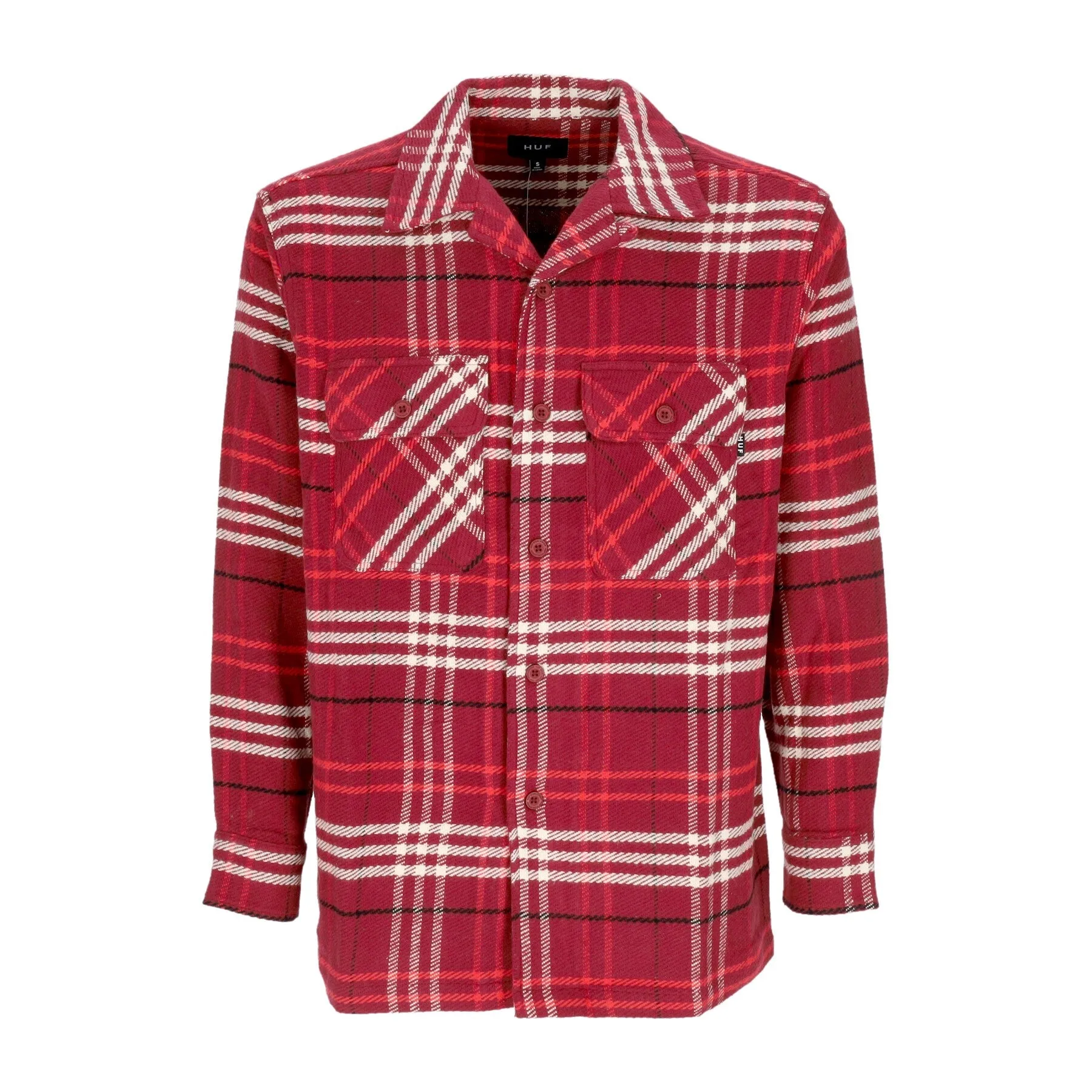 Camicia Manica Lunga Uomo Westridge Woven Shirt Berry