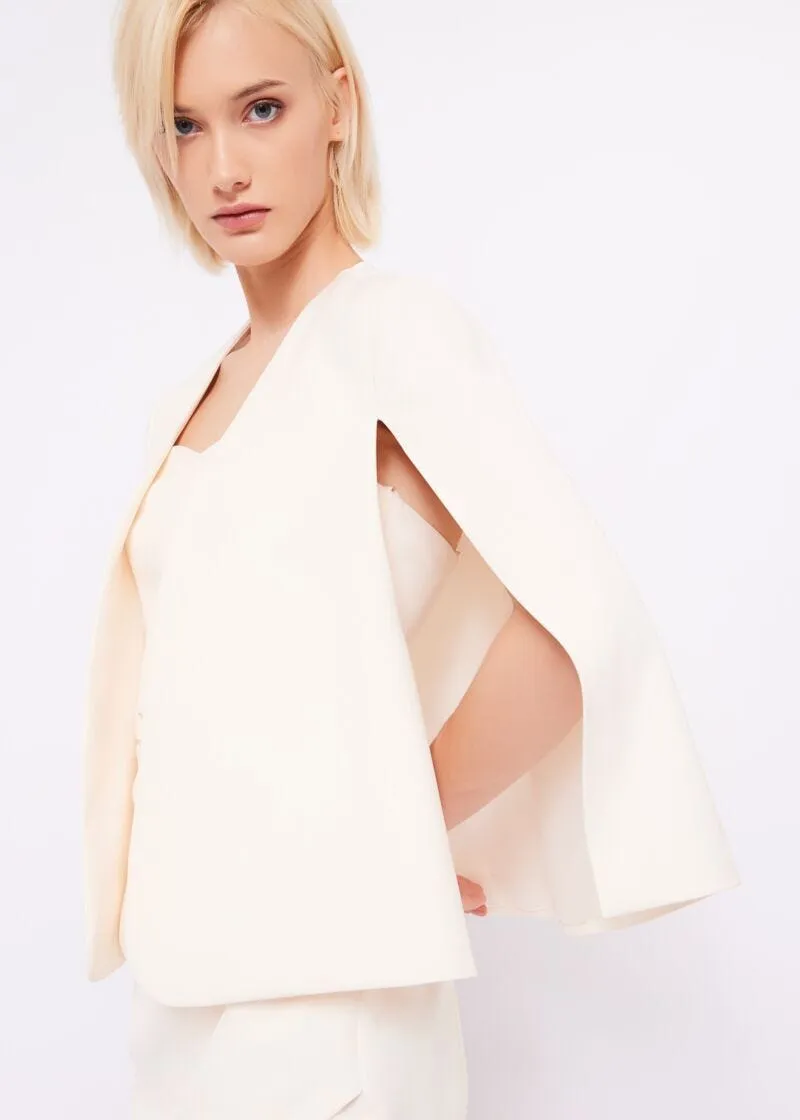 Cappa in tessuto stretch
