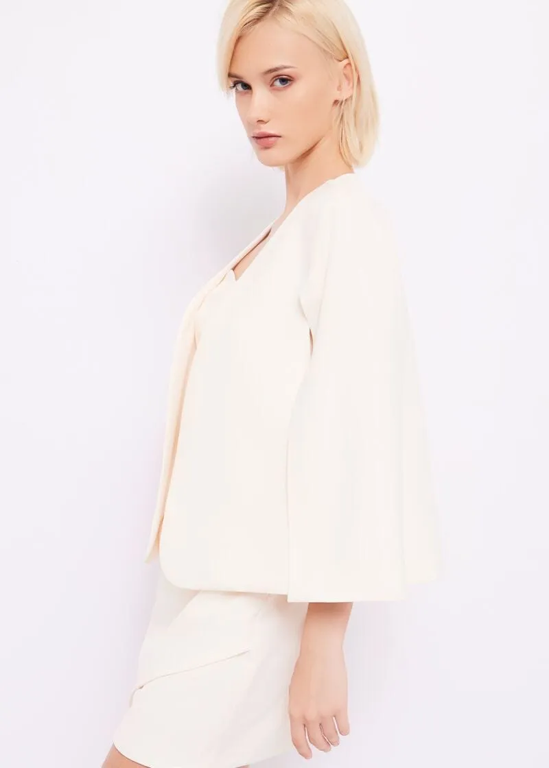 Cappa in tessuto stretch