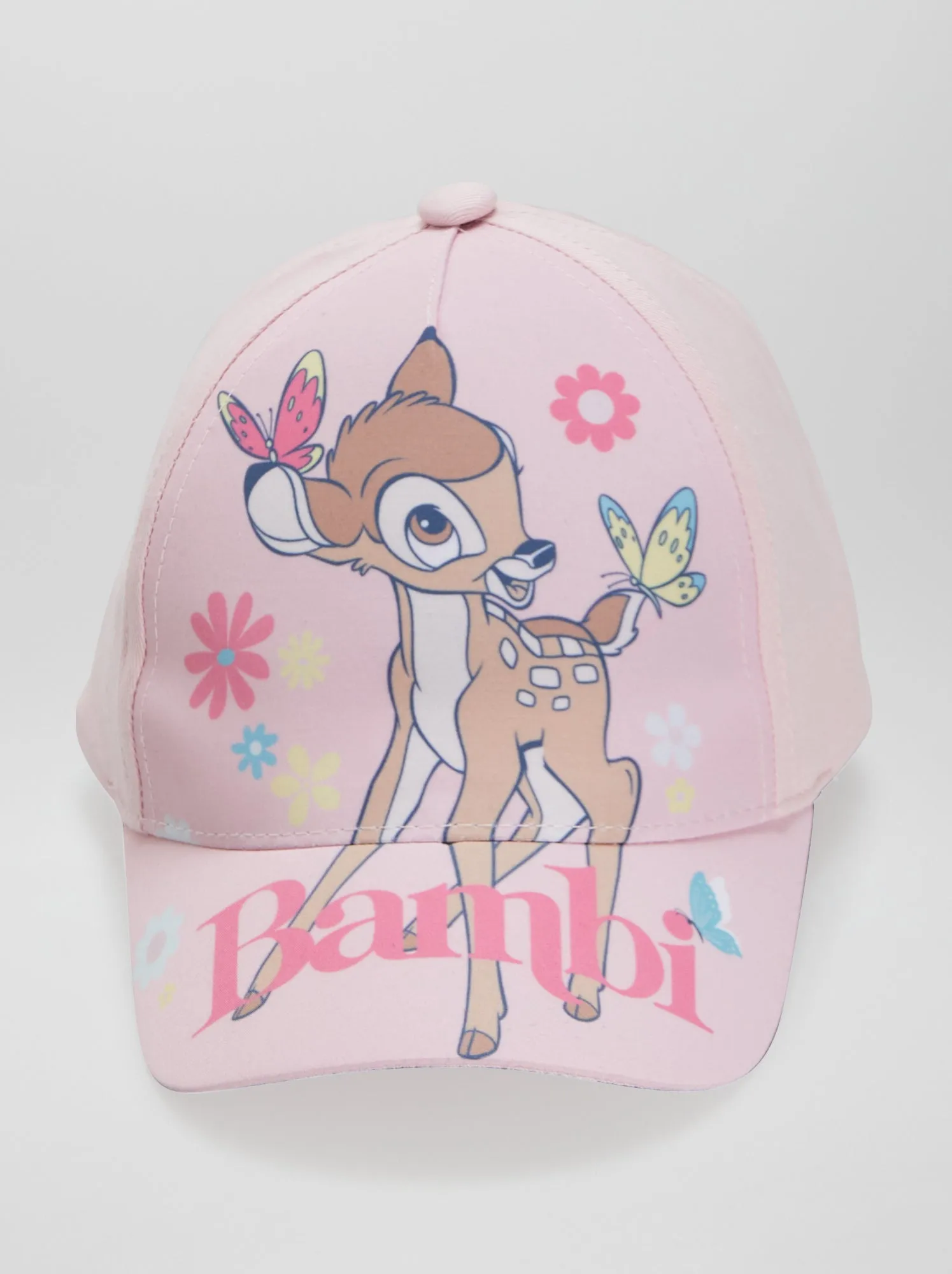 Cappellino in tela Bambi - ROSA