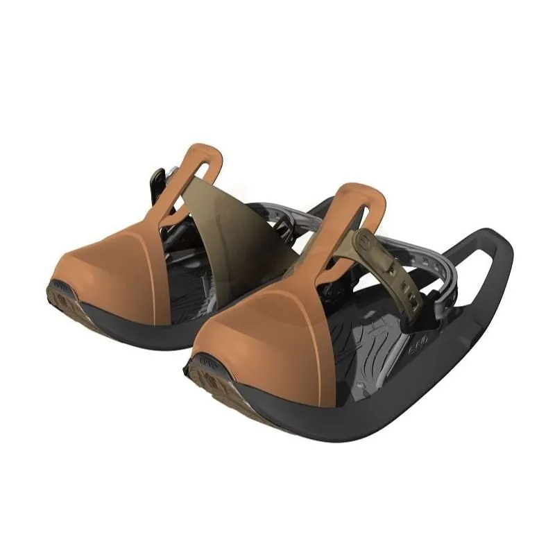 Confezione di racchette da neve EVVO Toree Avec Clous N°1 - L (ocra / Grigio) + attacco