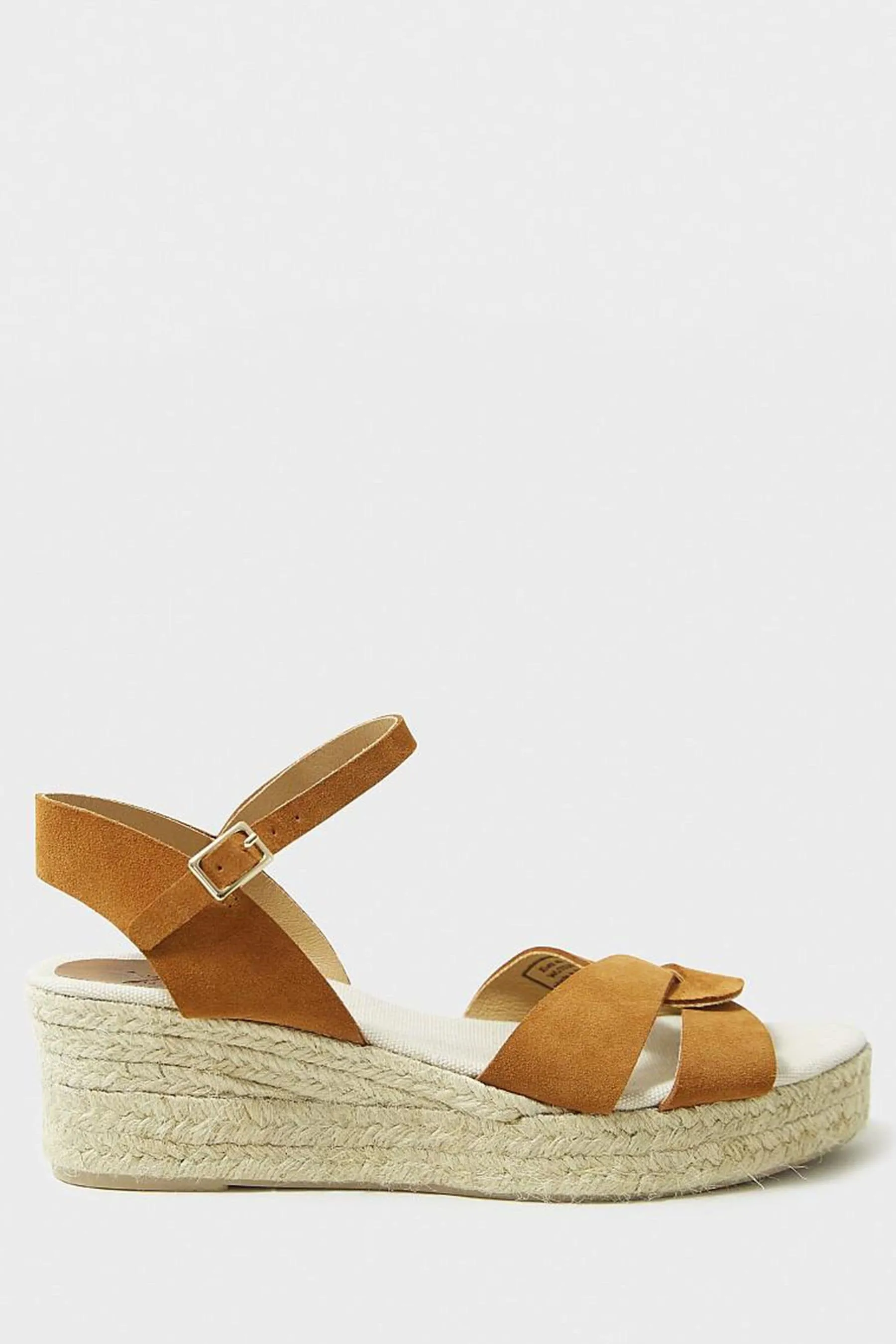 Crew Clothing - Espadrilles mélange con tacco basso