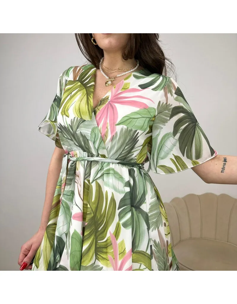 DRESS A BALZE NATURE BEIGE