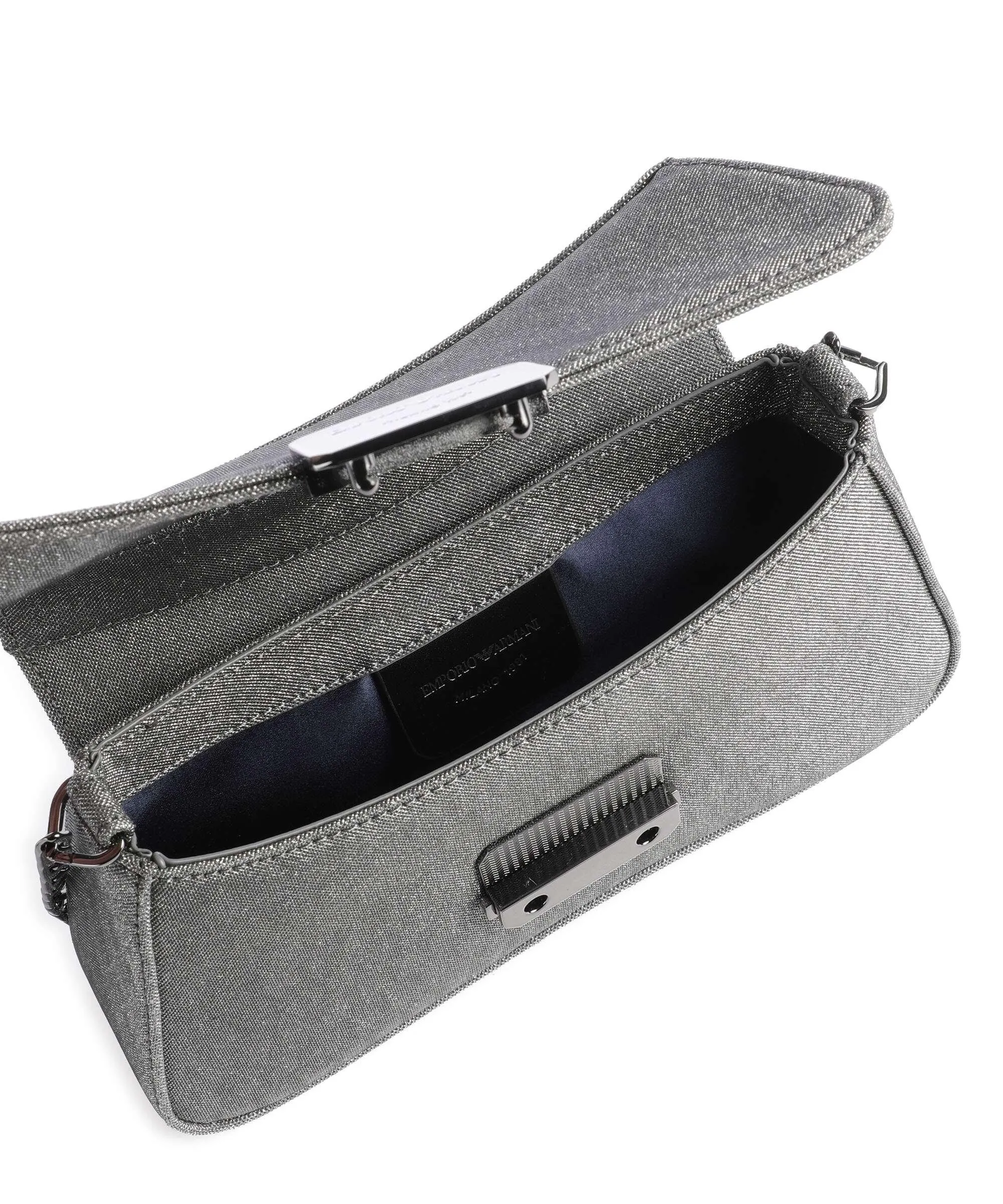  Emporio Armani Cassandra Borsa a tracolla poliestere grigio  