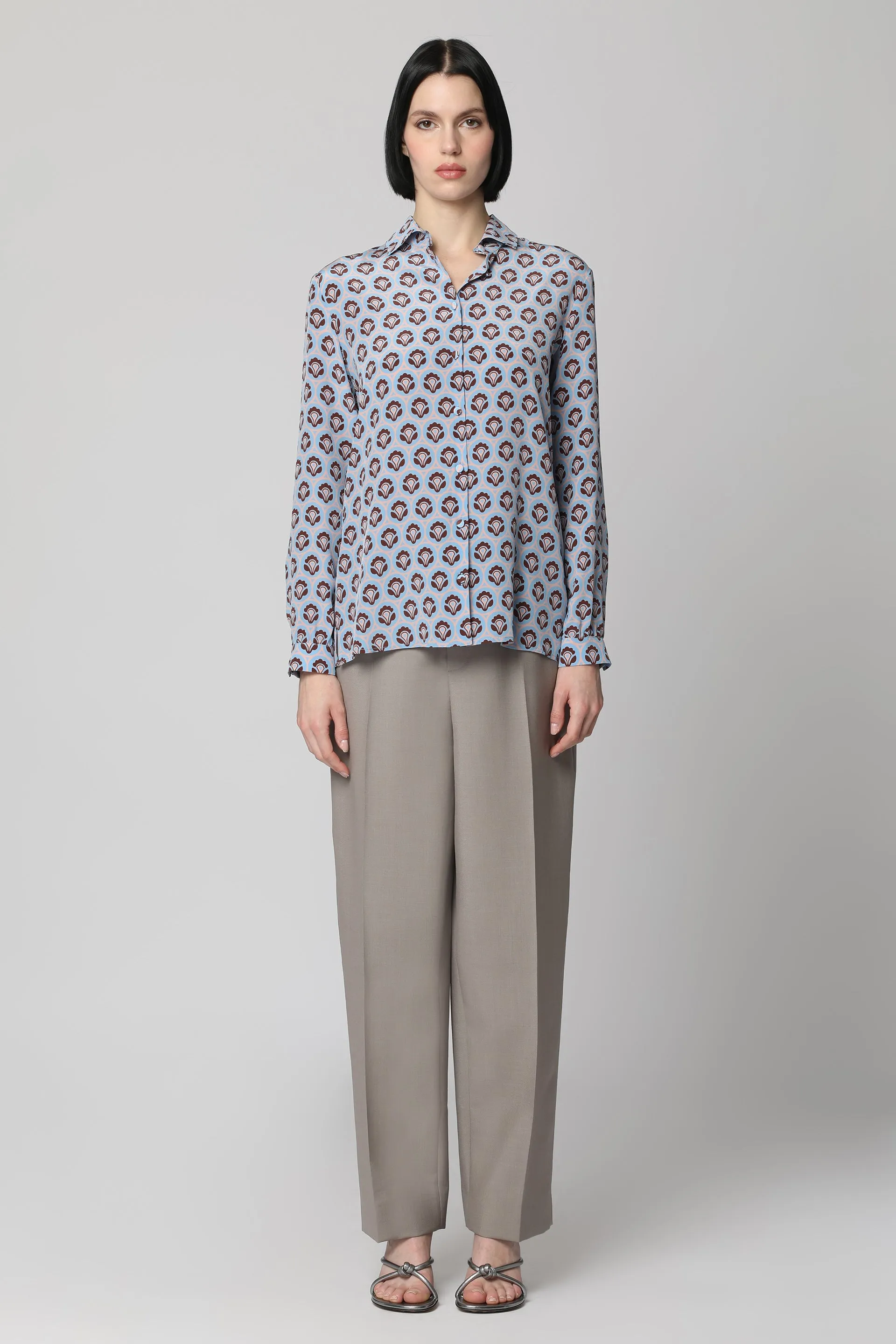 Etro Camicia in seta stampata
