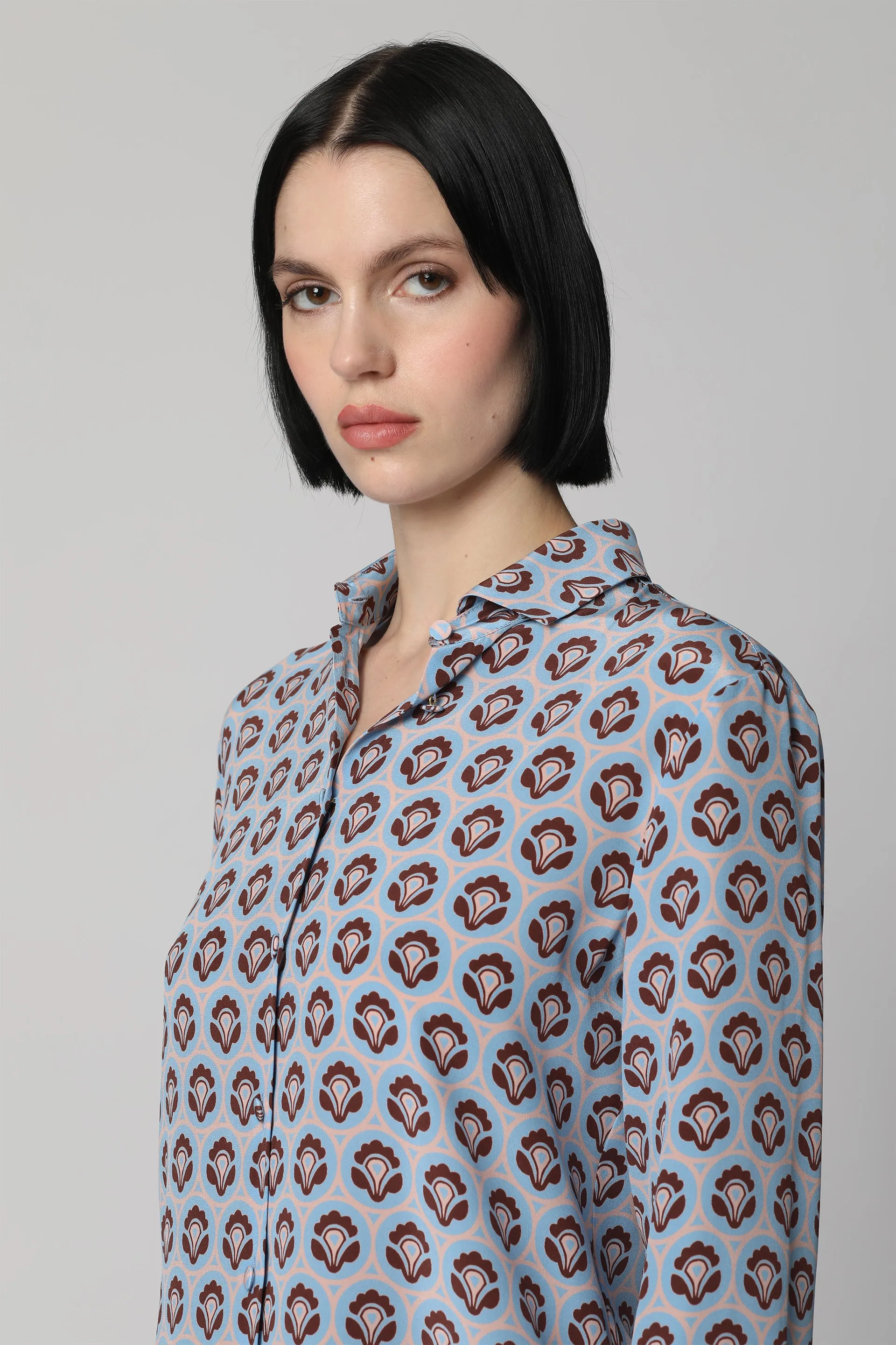 Etro Camicia in seta stampata