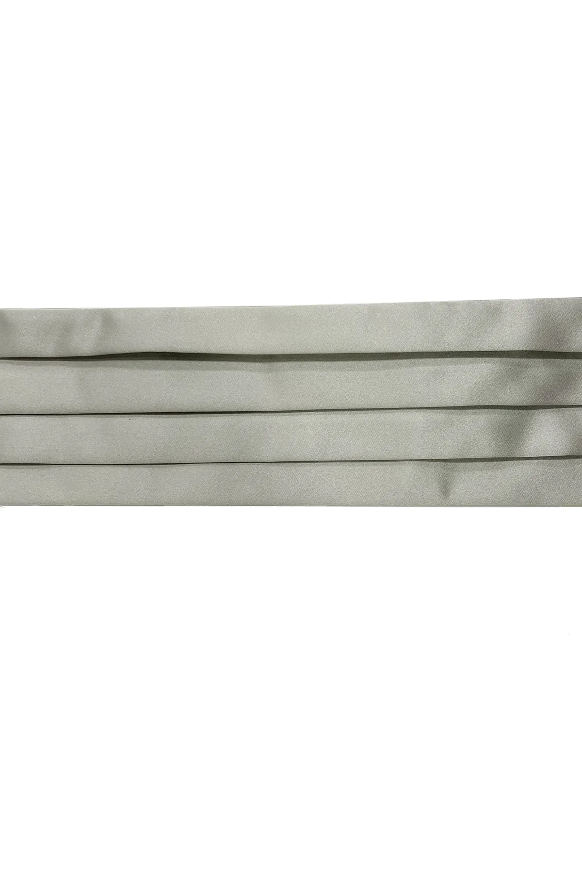 Fascia smoking da uomo in seta compresa di papillon tinta unita effetto lucido elegante