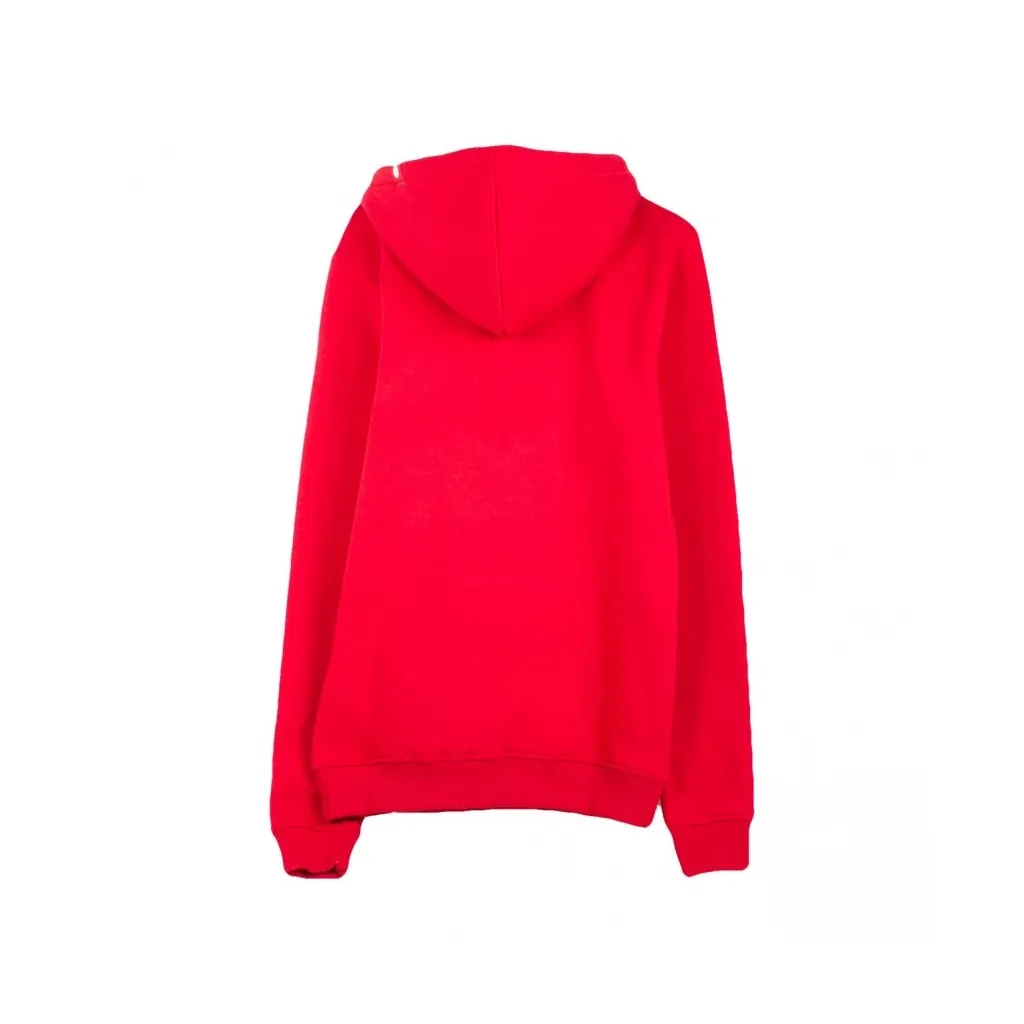 FELPA CAPPUCCIO CURVE RED/WHITE