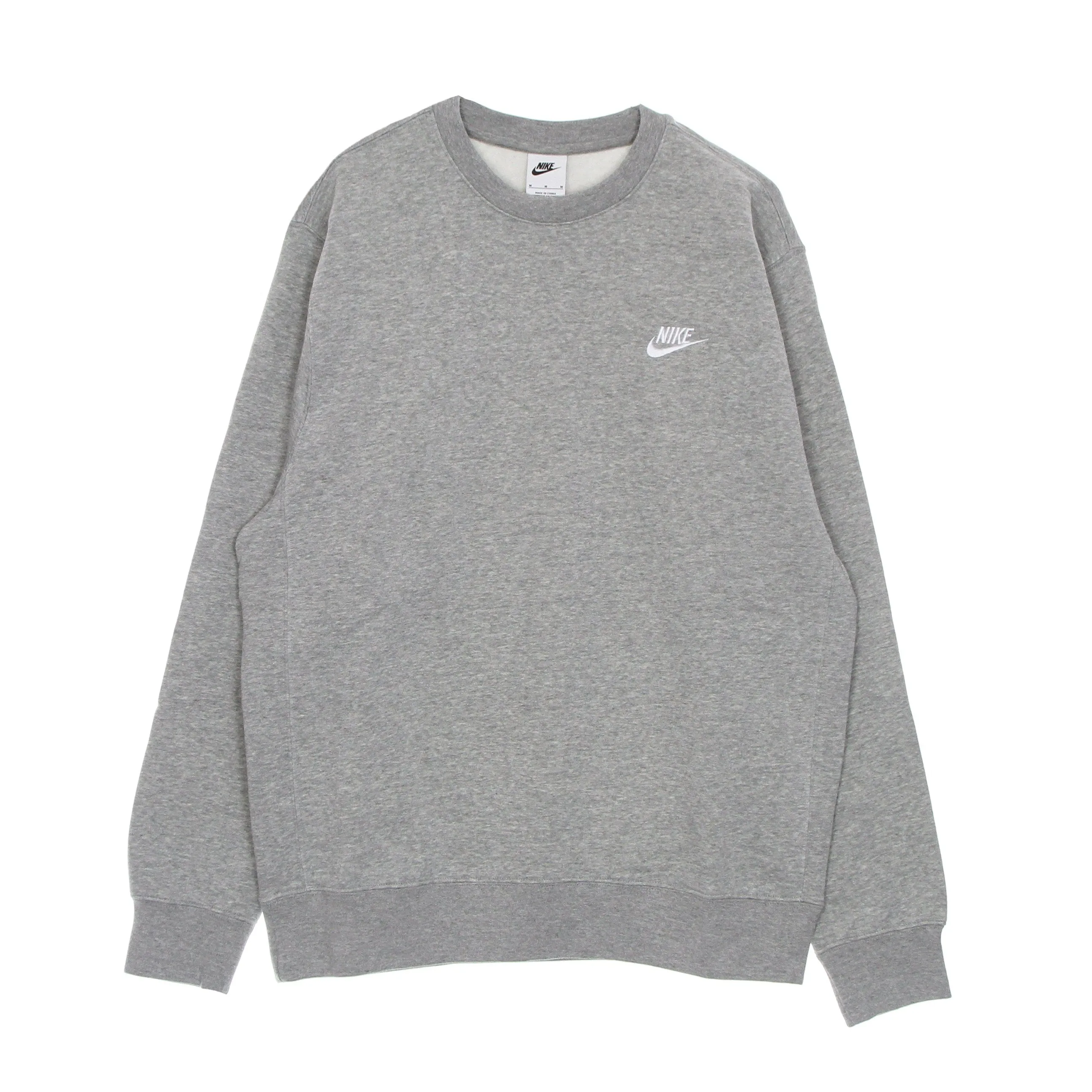 Felpa Girocollo Uomo Club Crew Bb Geode Teal/white