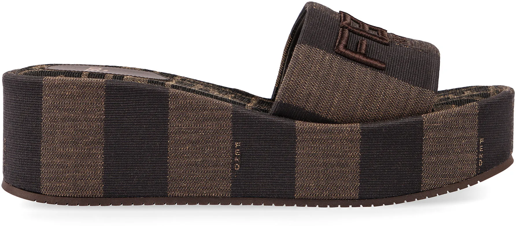 Fendi Slides in tessuto Sunshine