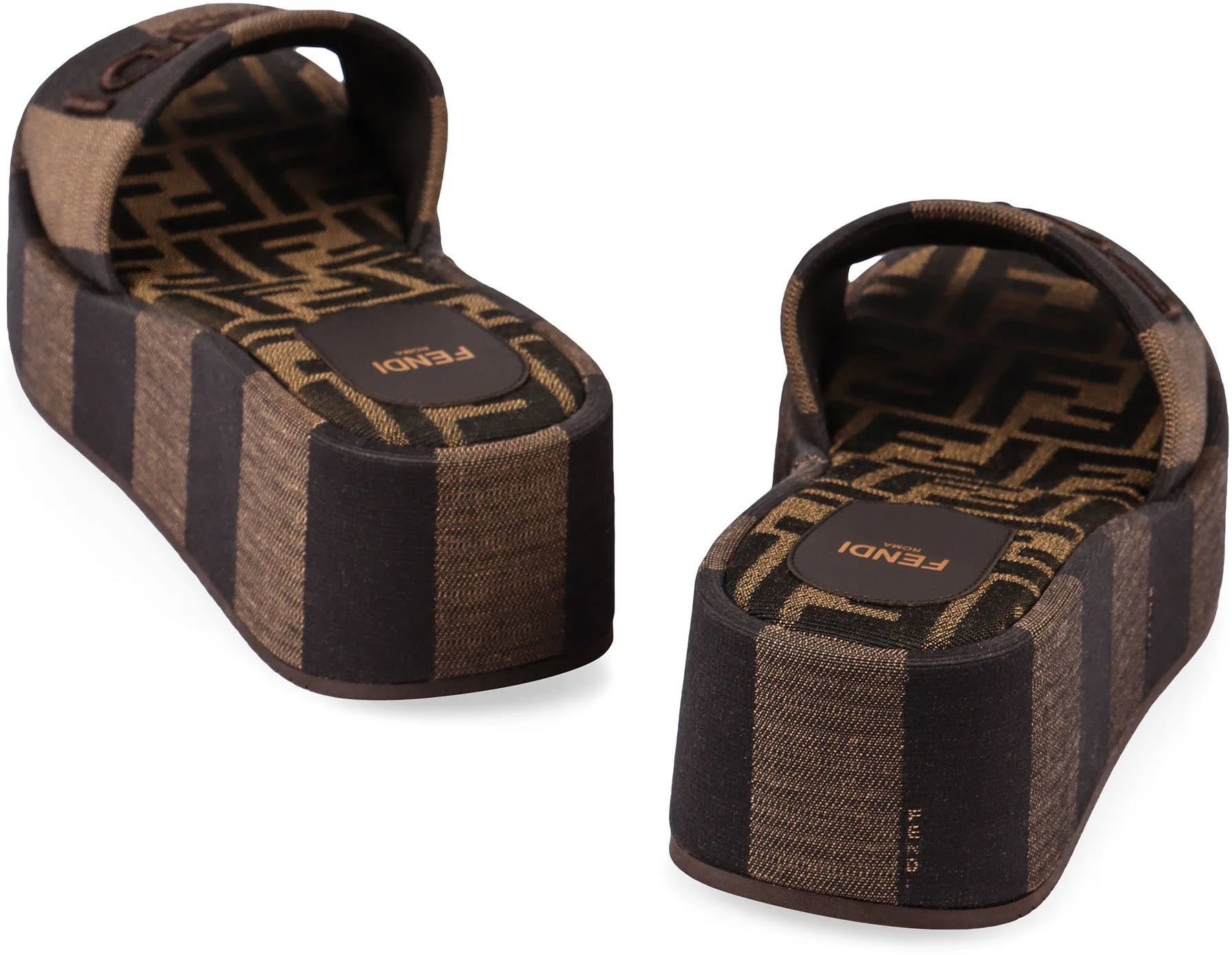 Fendi Slides in tessuto Sunshine