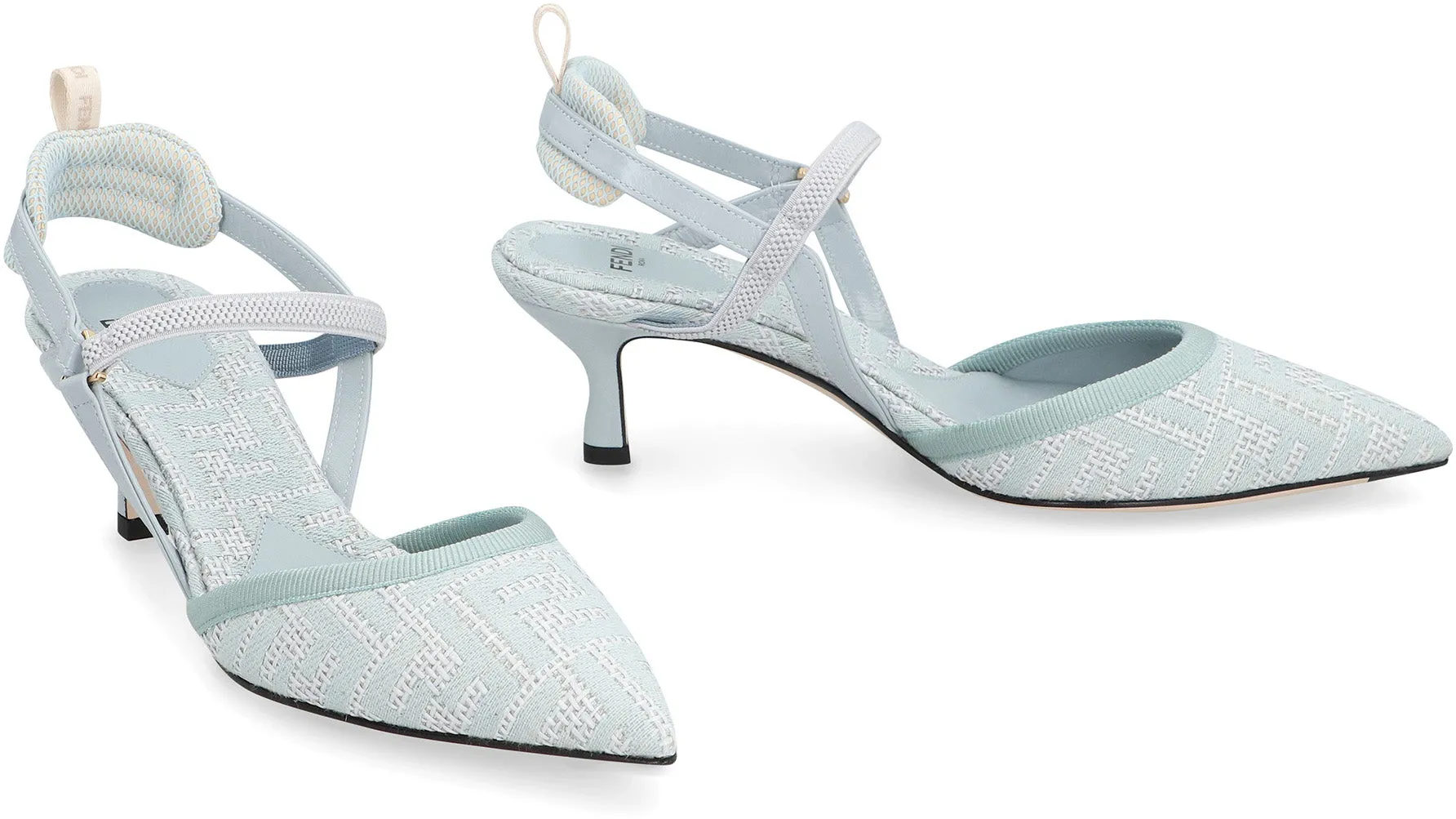Fendi Slingback Colibrì Lite in tessuto
