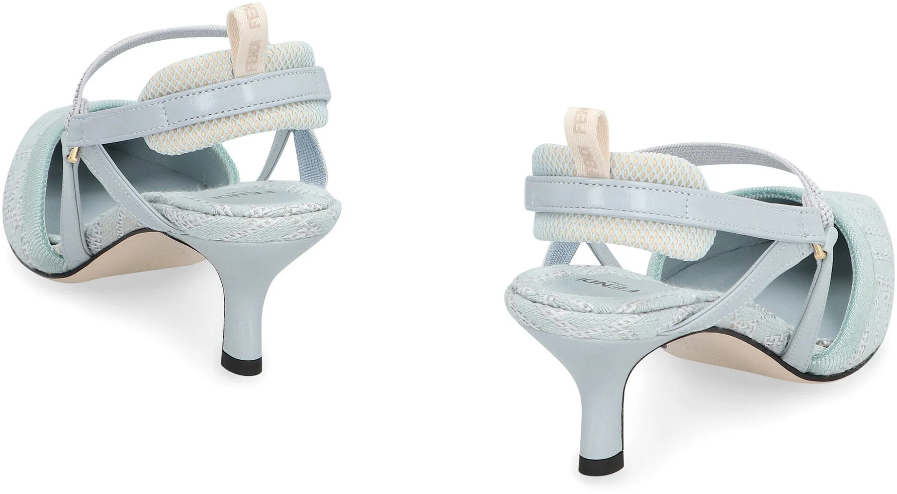 Fendi Slingback Colibrì Lite in tessuto