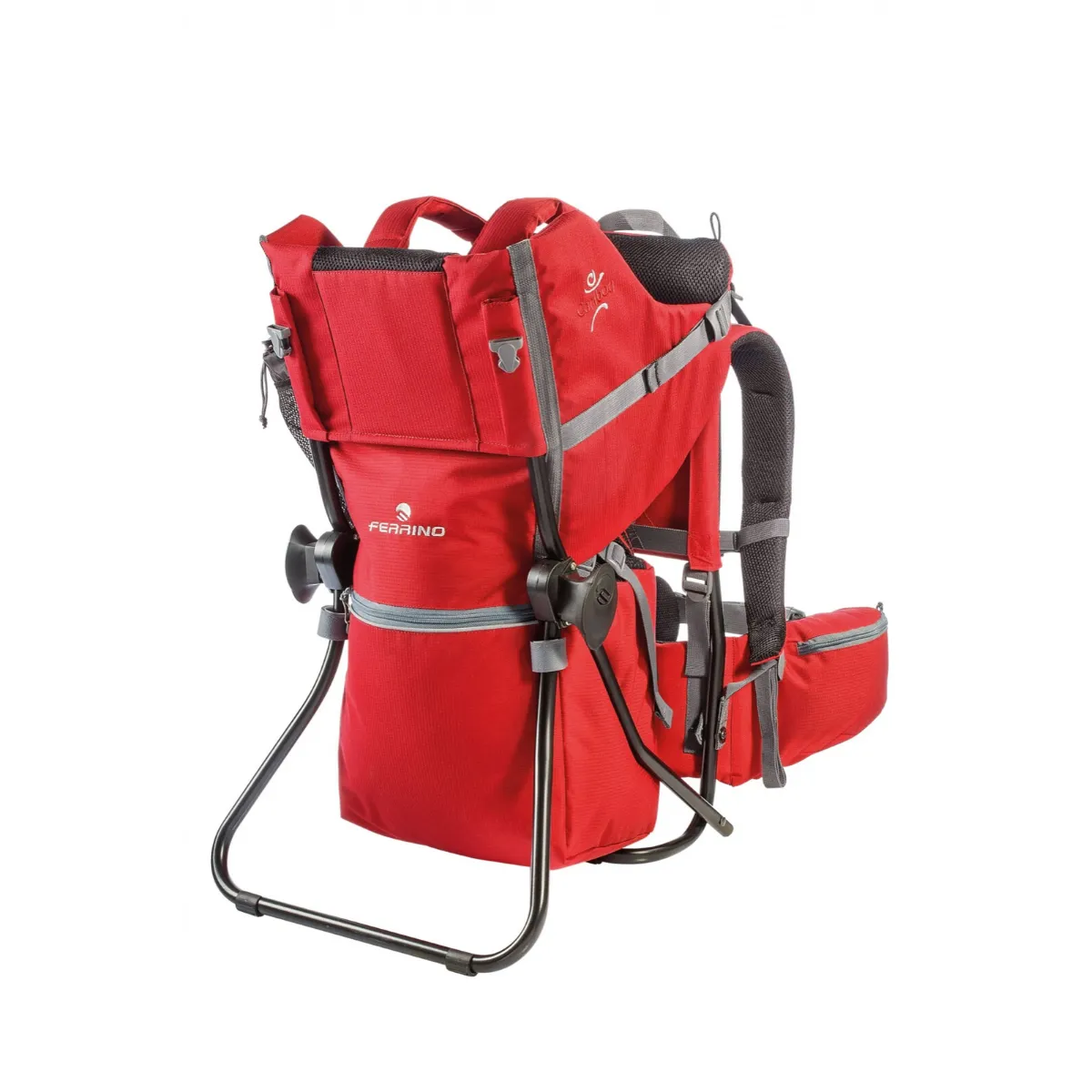 FERRINO Zaino Caribou Red + Baby Carrier Sun Cover
