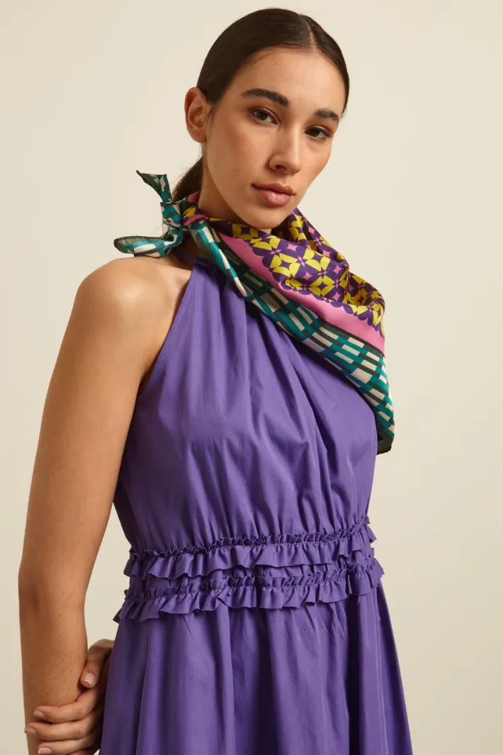 Foulard in twill di seta