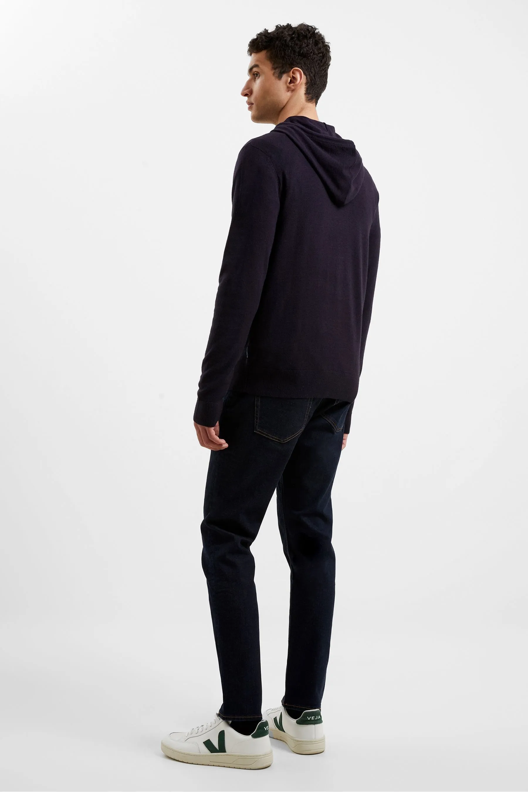 French Connection - Felpa in maglia super morbida con Con cappuccio e cappuccio