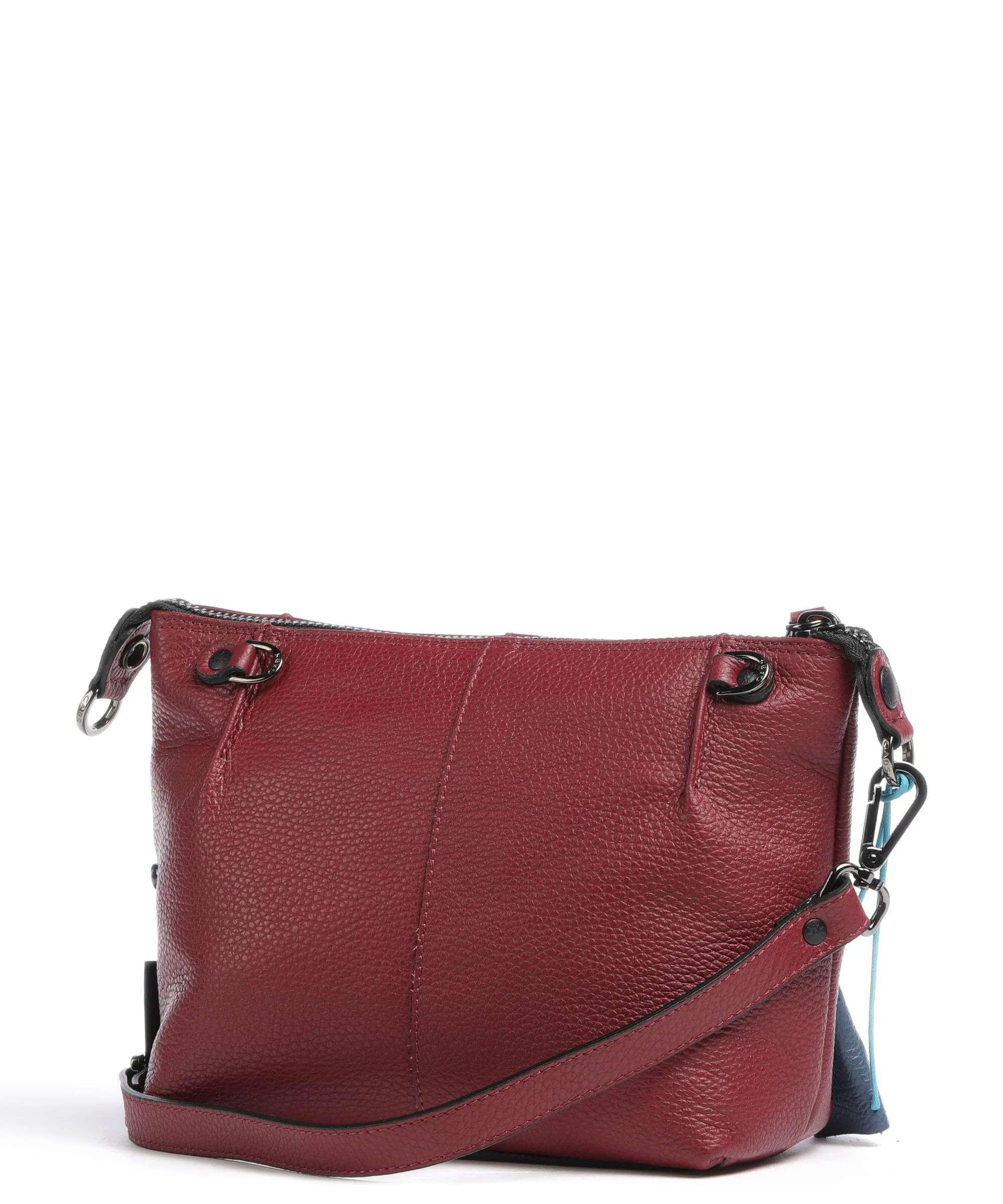  Gabs Funny Borsa a tracolla pelle di vitello goffrata rosso scuro  