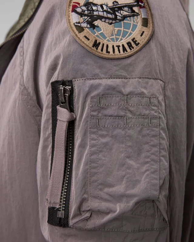Giacca grigia da uomo Aeronautica Militare