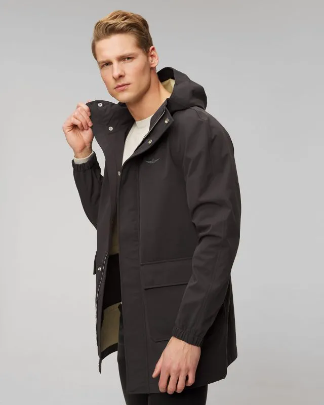 Giacca grigio grafite da uomo Aeronautica Militare
