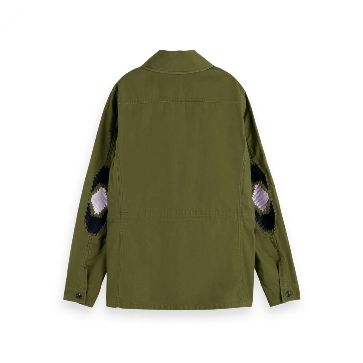 Giacca Militare Ricamata, Verde