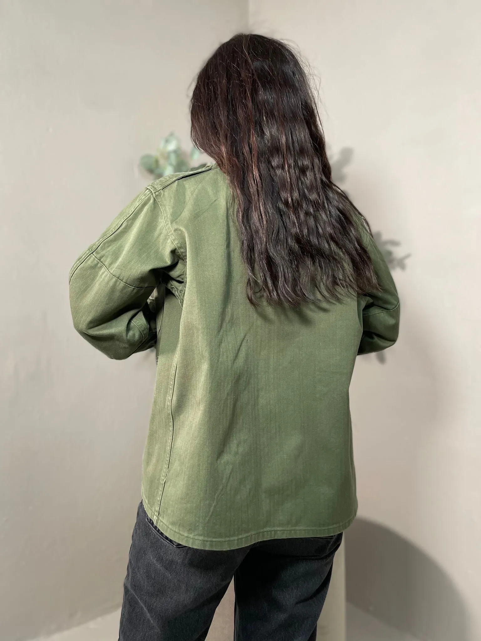Giacca Militare Vintage Strass