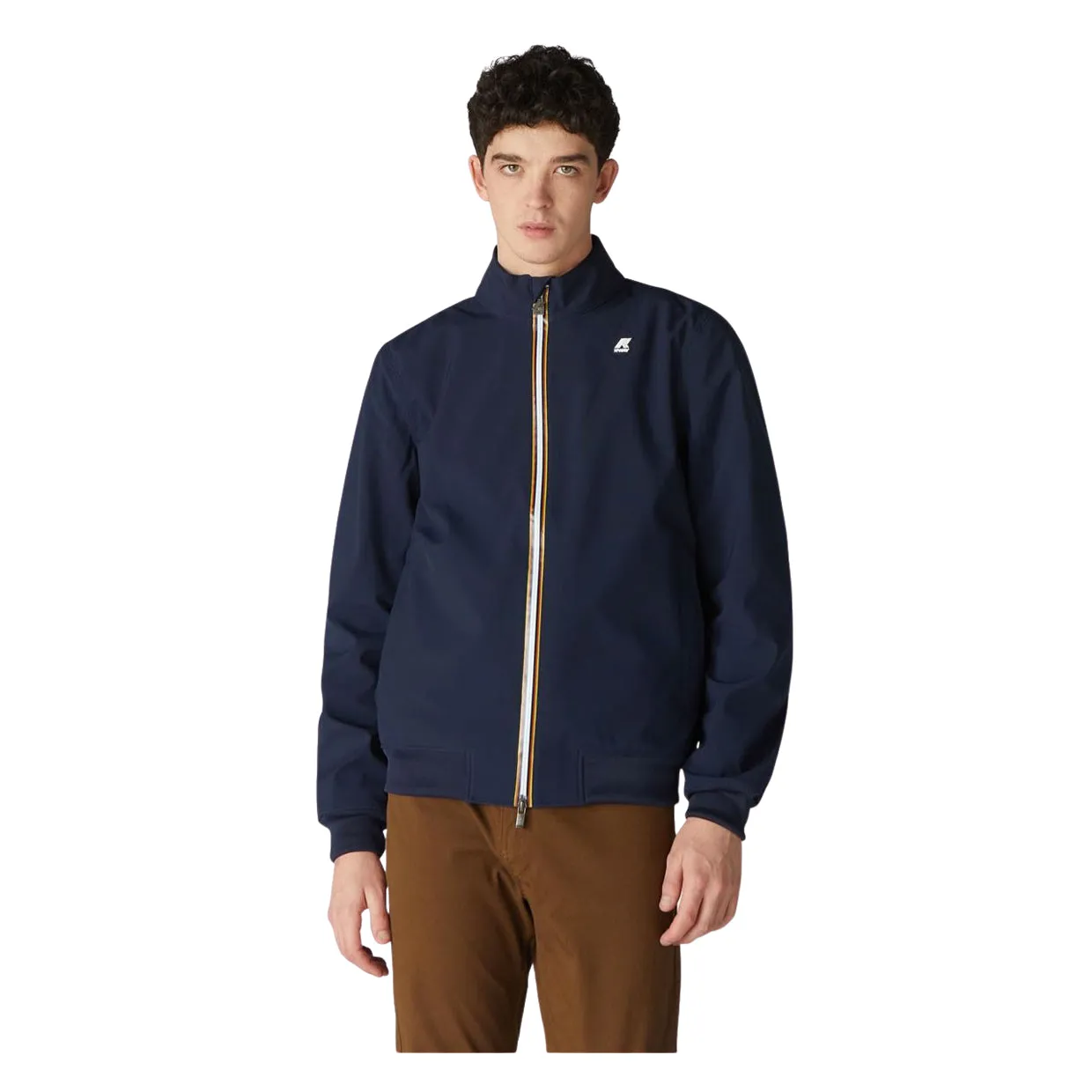 Giubbino K-Way Arsene Bonded Jersey Blu
