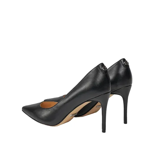 GUESS SCARPE DONNA DECOLLETE A PUNTA DABBEY IN PELLE BLACK FLTDABLEA08  