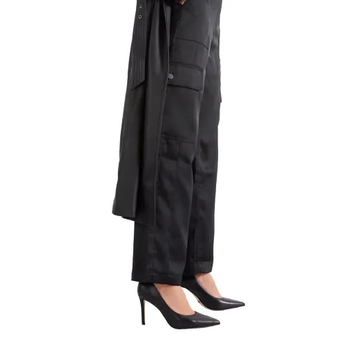 GUESS SCARPE DONNA DECOLLETE A PUNTA DABBEY IN PELLE BLACK FLTDABLEA08  