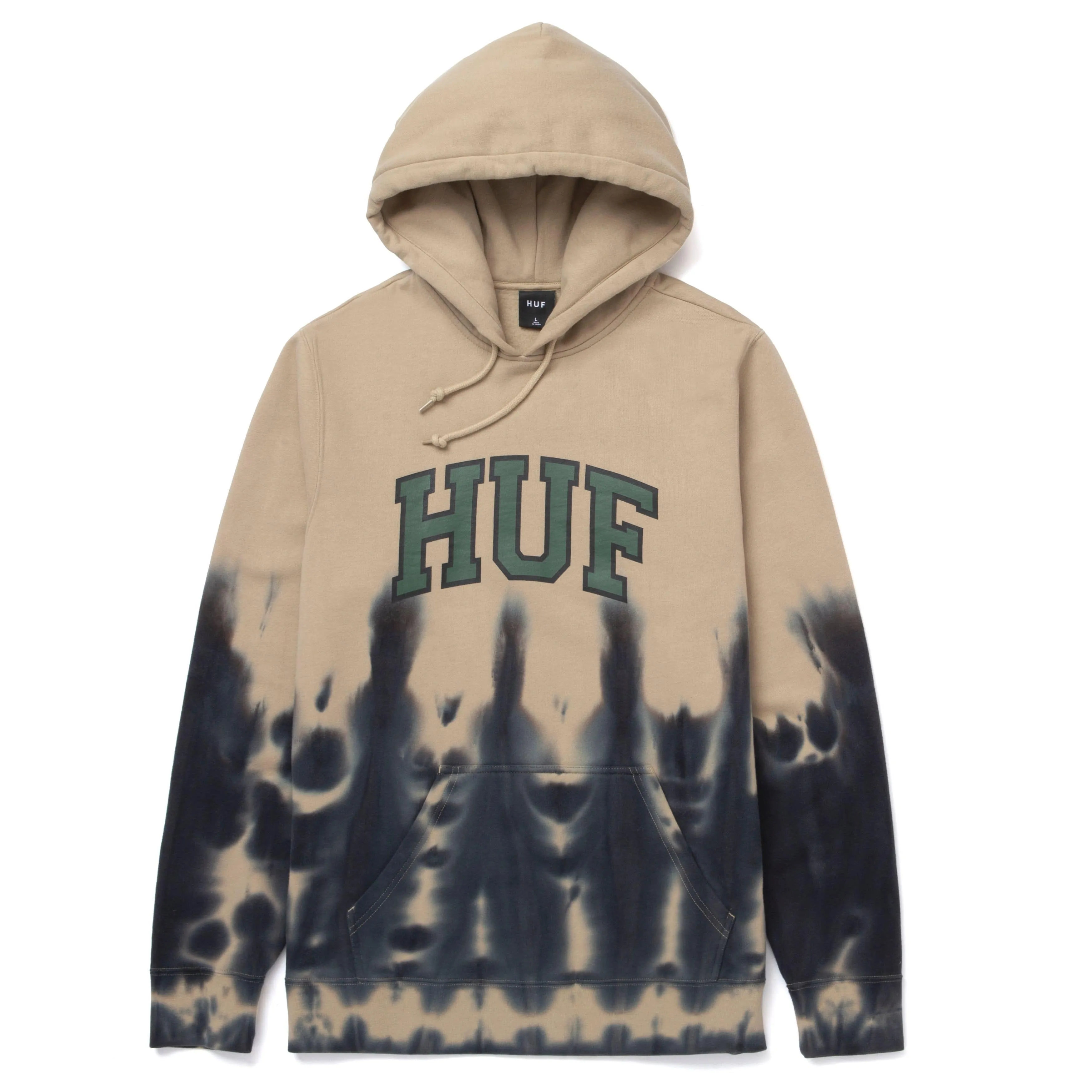 HARTFORD TIEDYE P/O HOODIE - TAN
