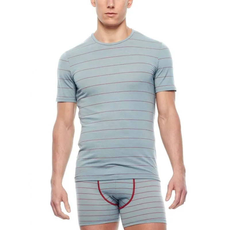 Intimo tecnico ICEBREAKER Anatomica Ss Crewe (neve) Uomo
