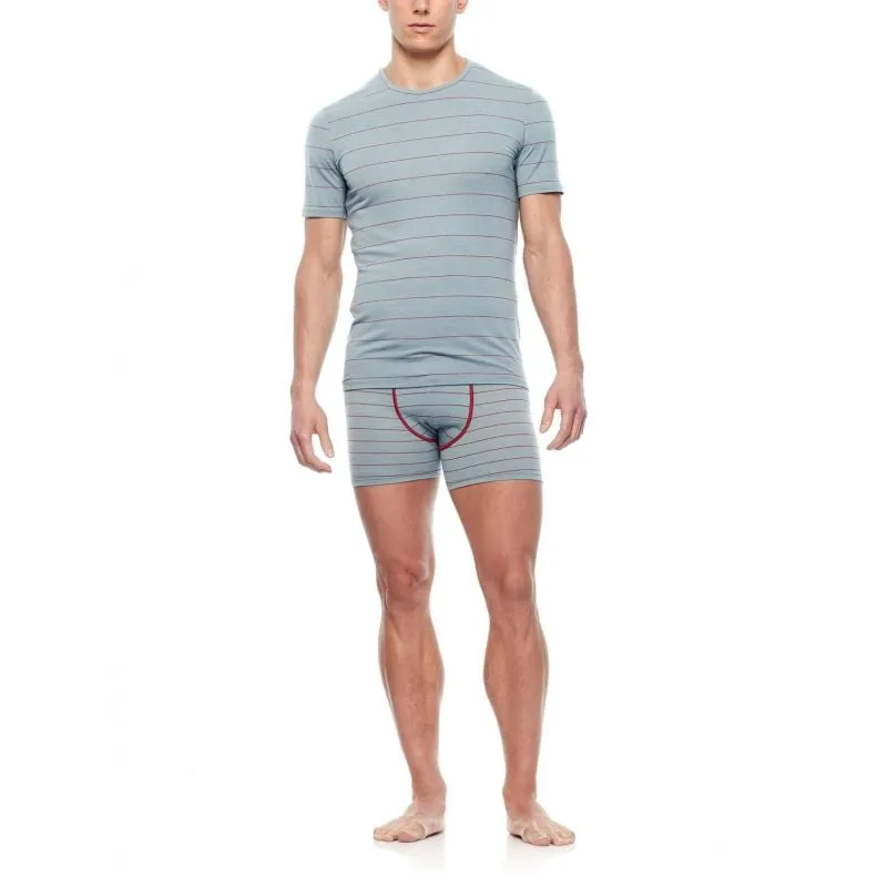 Intimo tecnico ICEBREAKER Anatomica Ss Crewe (neve) Uomo