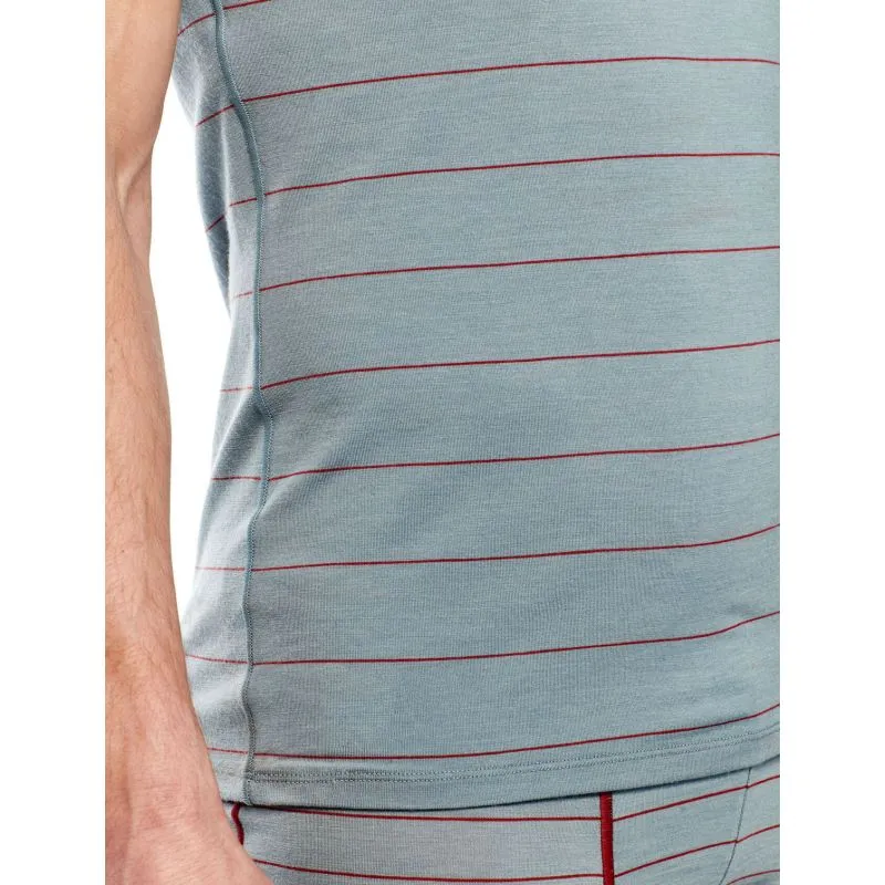 Intimo tecnico ICEBREAKER Anatomica Ss Crewe (neve) Uomo