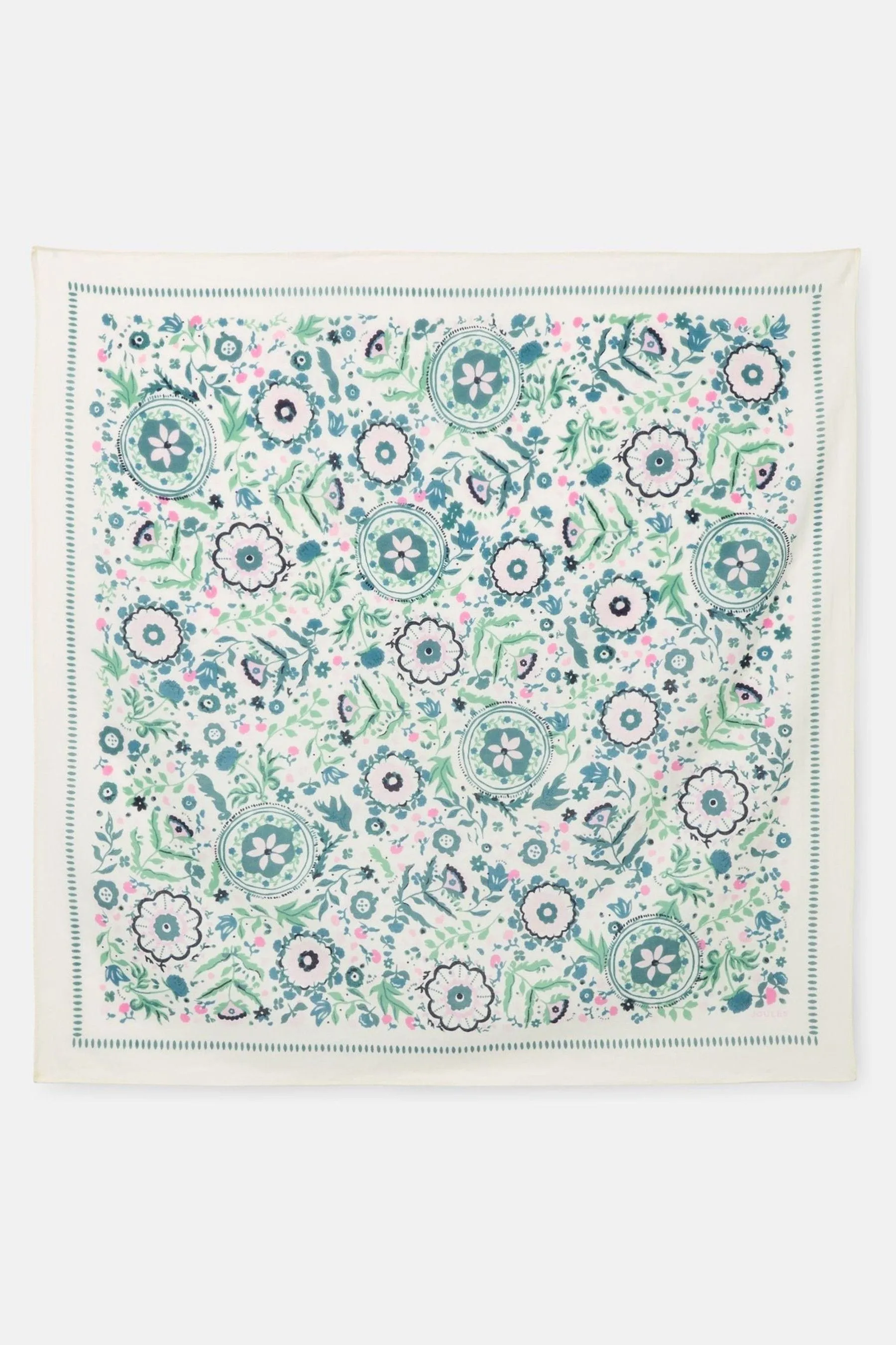 Joules - Kensington - Sciarpa squadrata in cotone