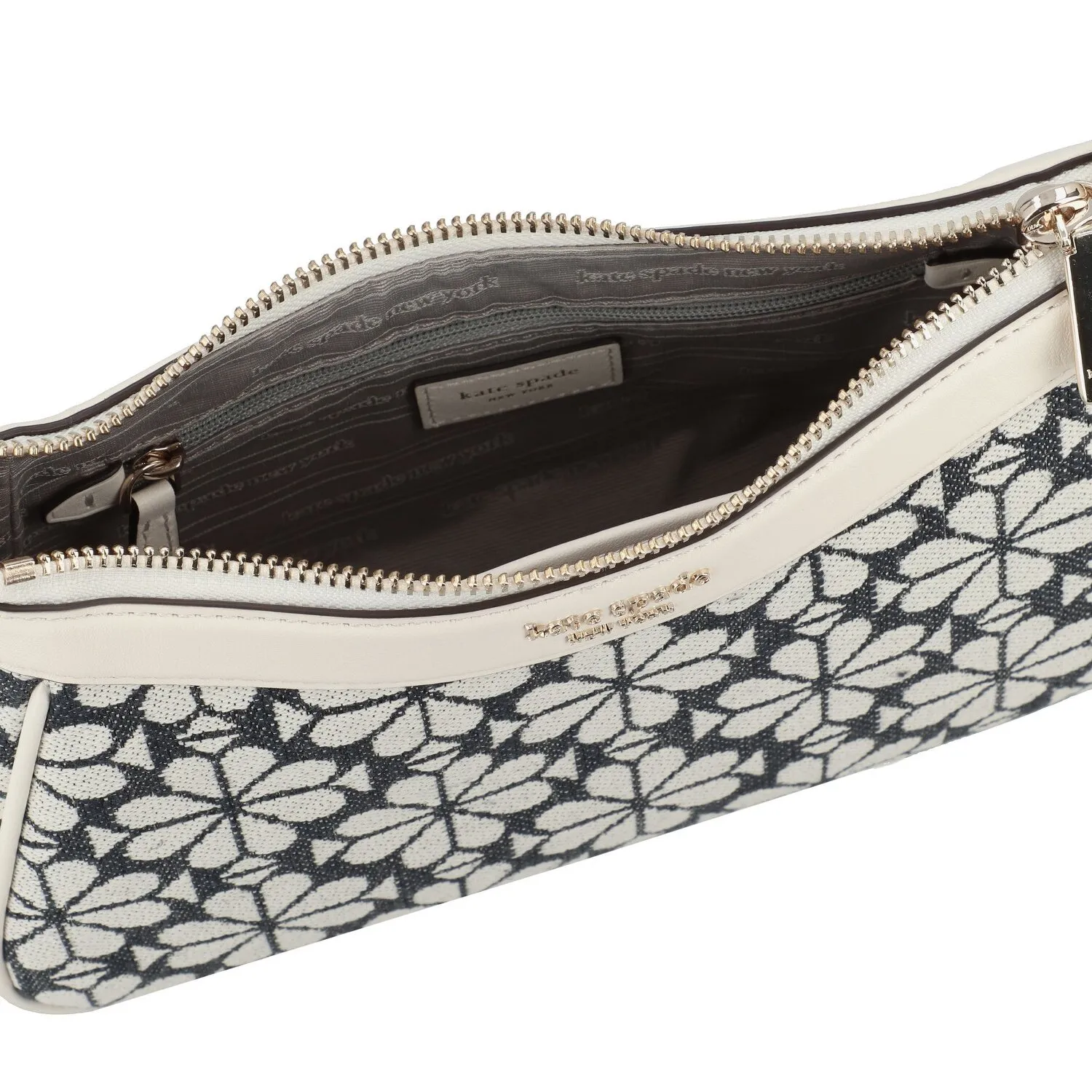 Kate Spade New York Spade Flower Jacquard Borsa a tracolla 24 cm