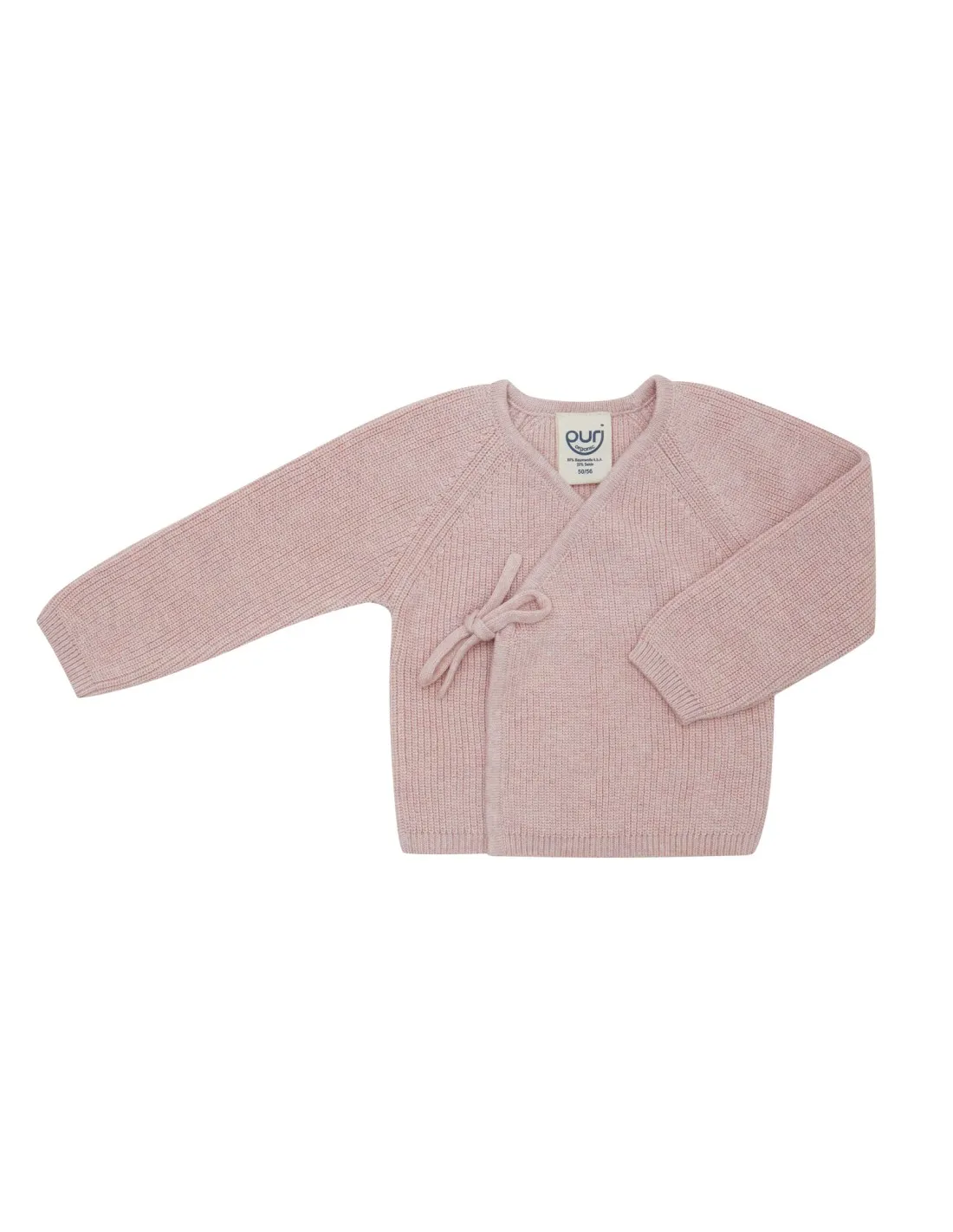 KIMONO BABY IN COTONE E SETA "RIB"