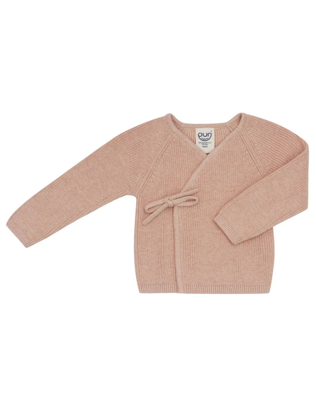 KIMONO BABY IN COTONE E SETA "RIB"
